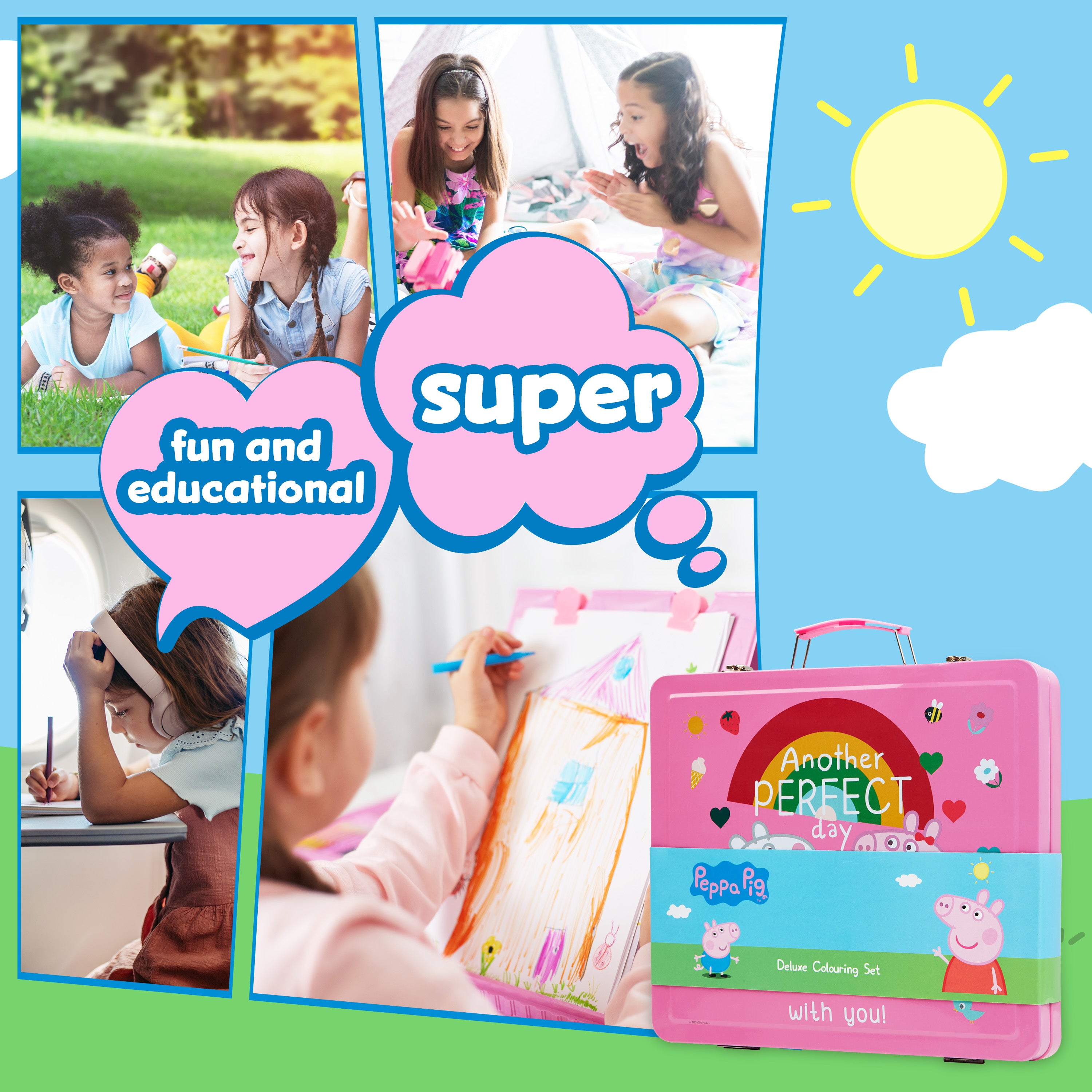 peppa-pig-coffret-dessin-enfant-40-pi-ces-rose-voyage image 5