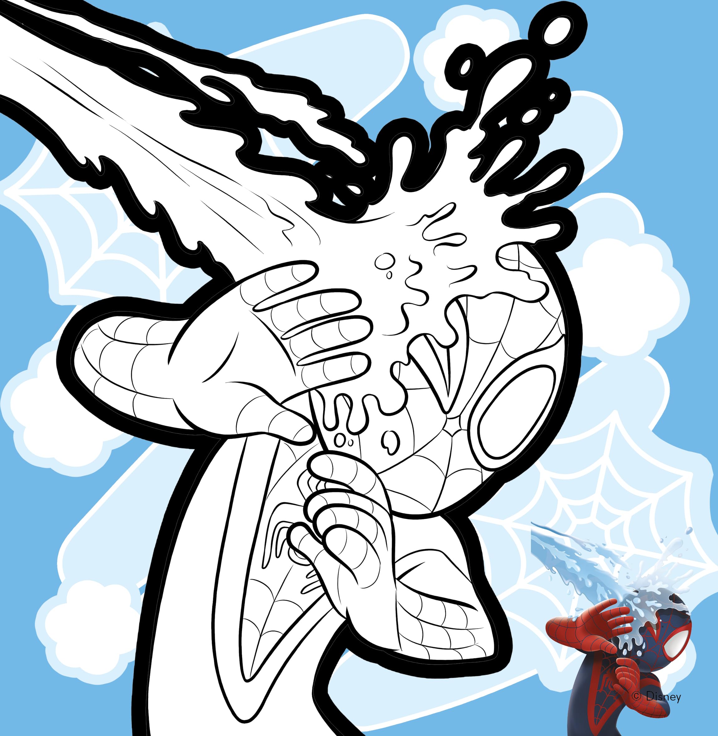 marvel-spidey-et-ses-amis-extraordinaires-livre-coloriage-relief image 2