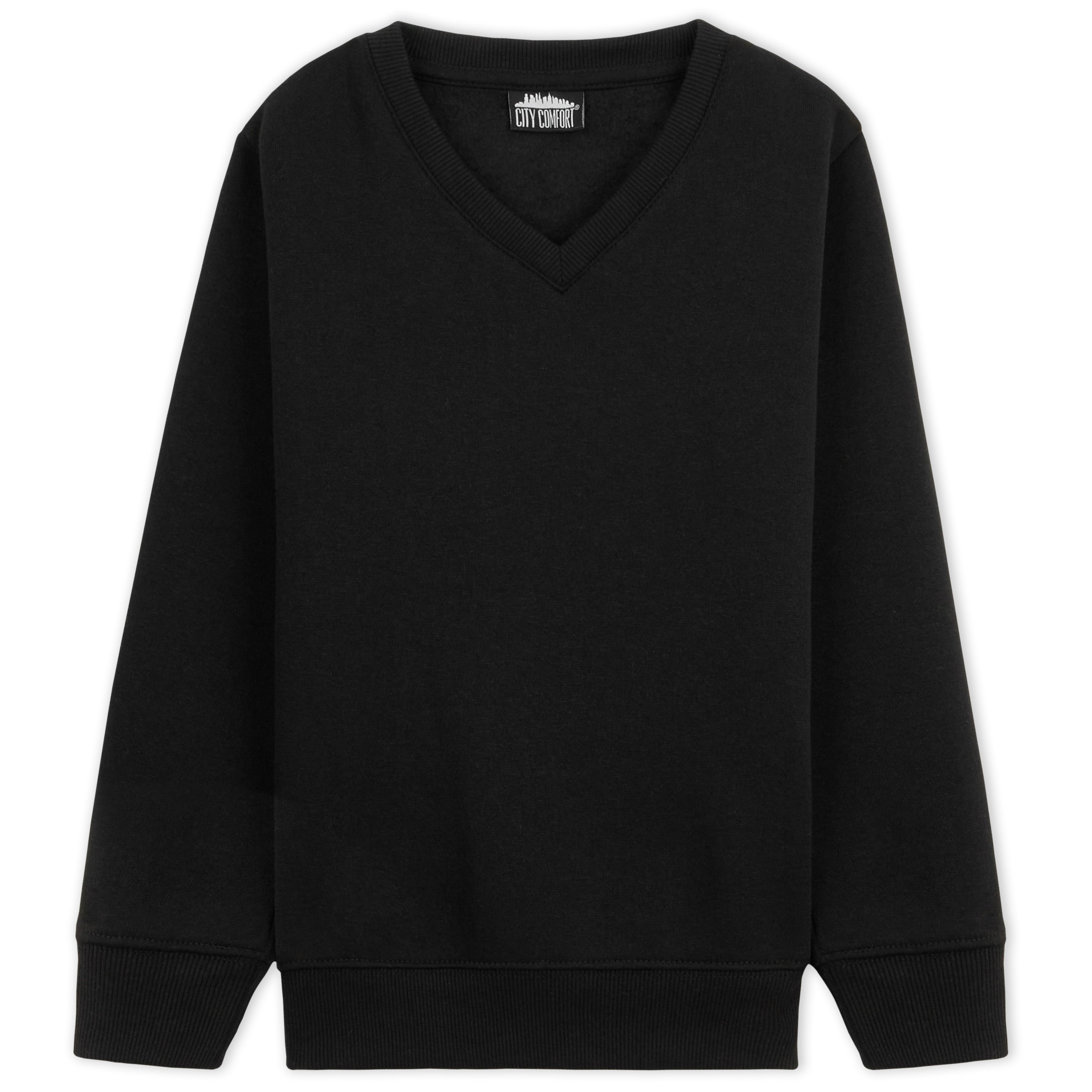 get-trend-citycomfort-pull-col-v-gar-on-noir-3-4-ans image 2