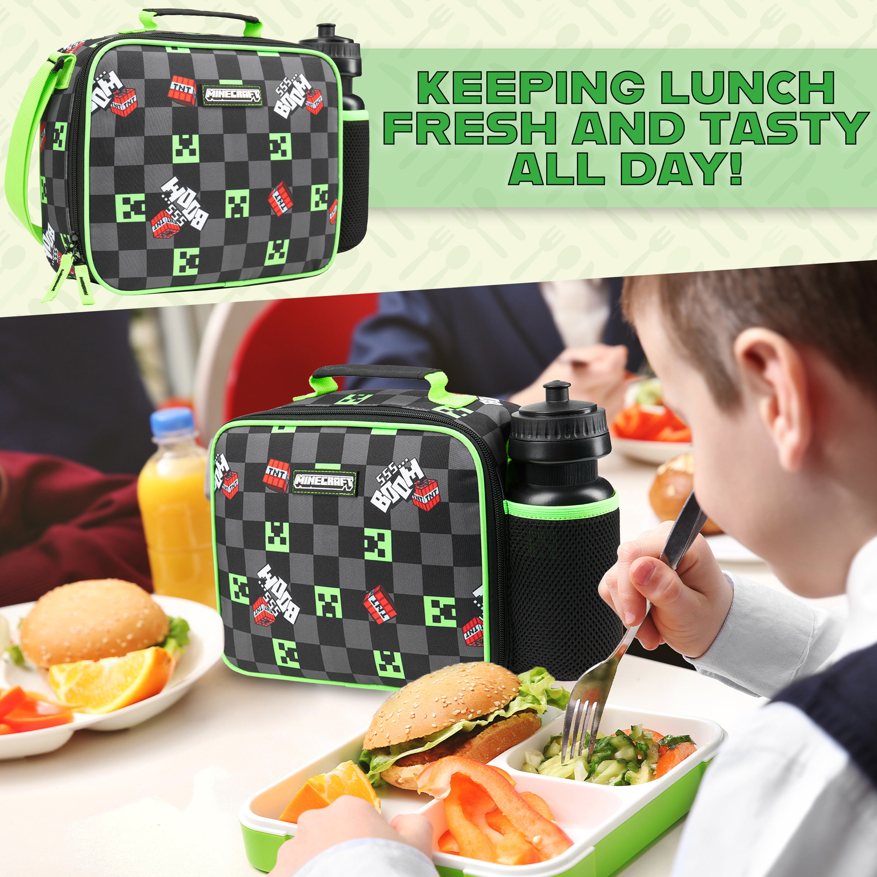 minecraft-creeper-sac-repas-isotherme-noir-vert-cole image 3