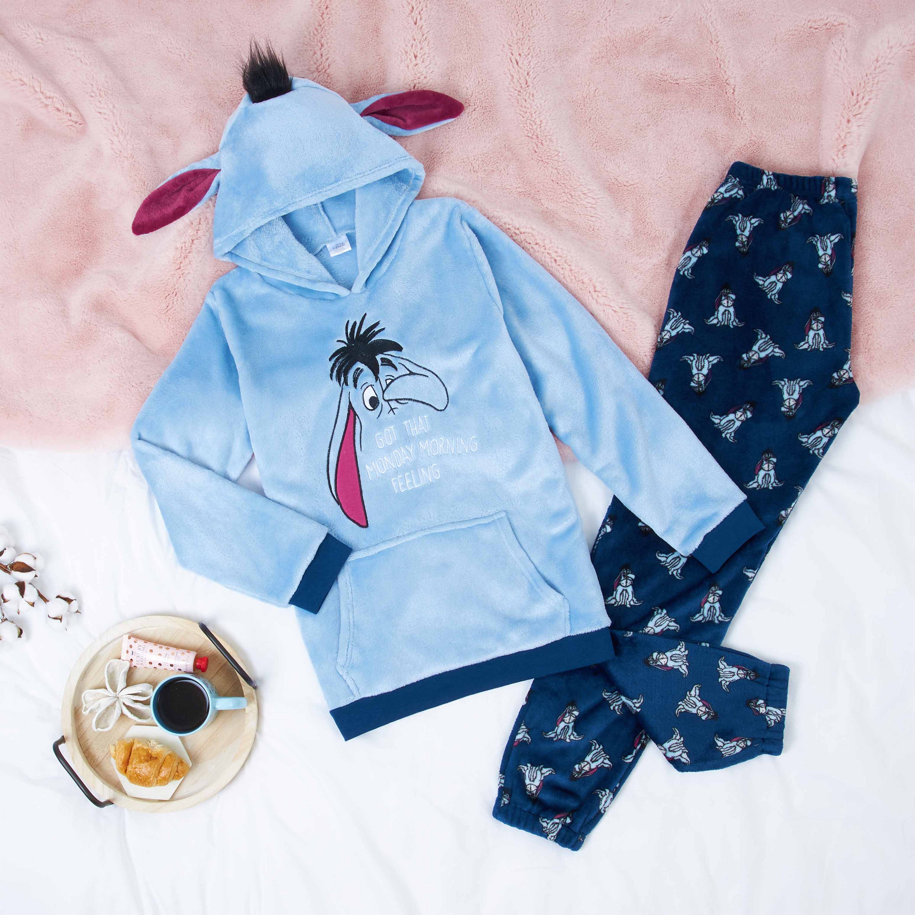 disney-bourriquet-pyjama-femme-polaire-capuche-taille-m image 3