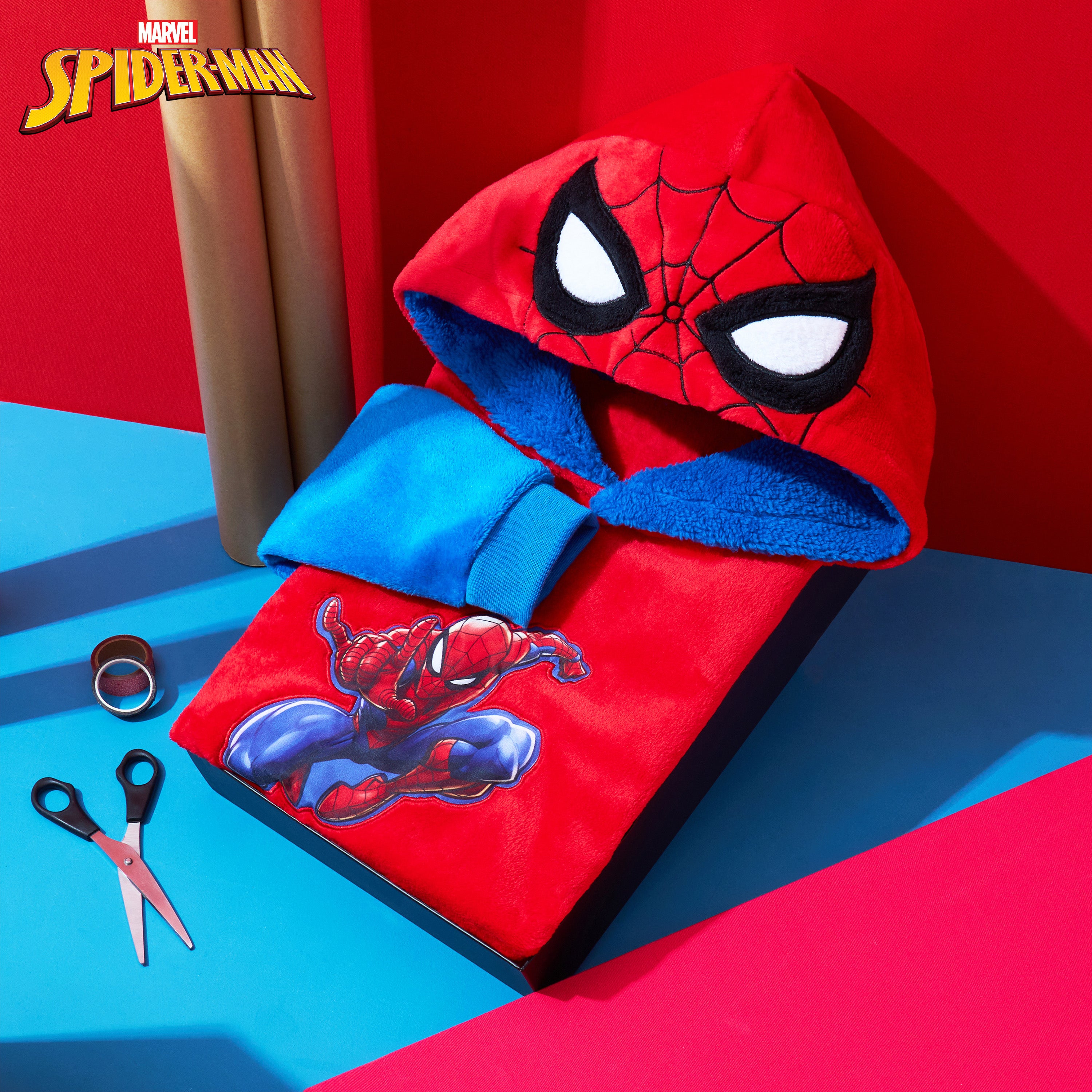 marvel-plaid-capuche-spiderman-enfant-oversize image 2