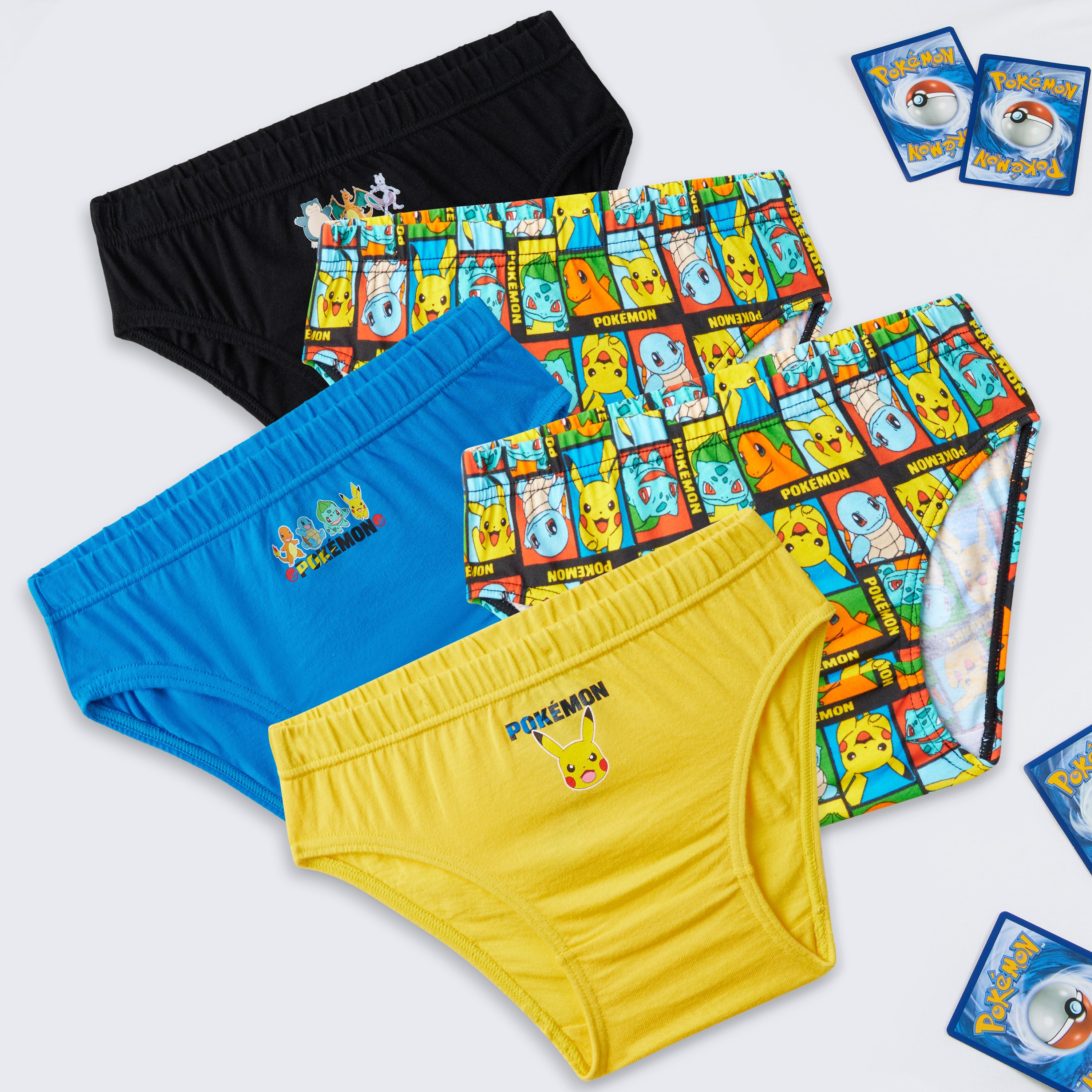 pok-mon-slips-gar-on-coton-lot-de-5-taille-6-7-ans image 3