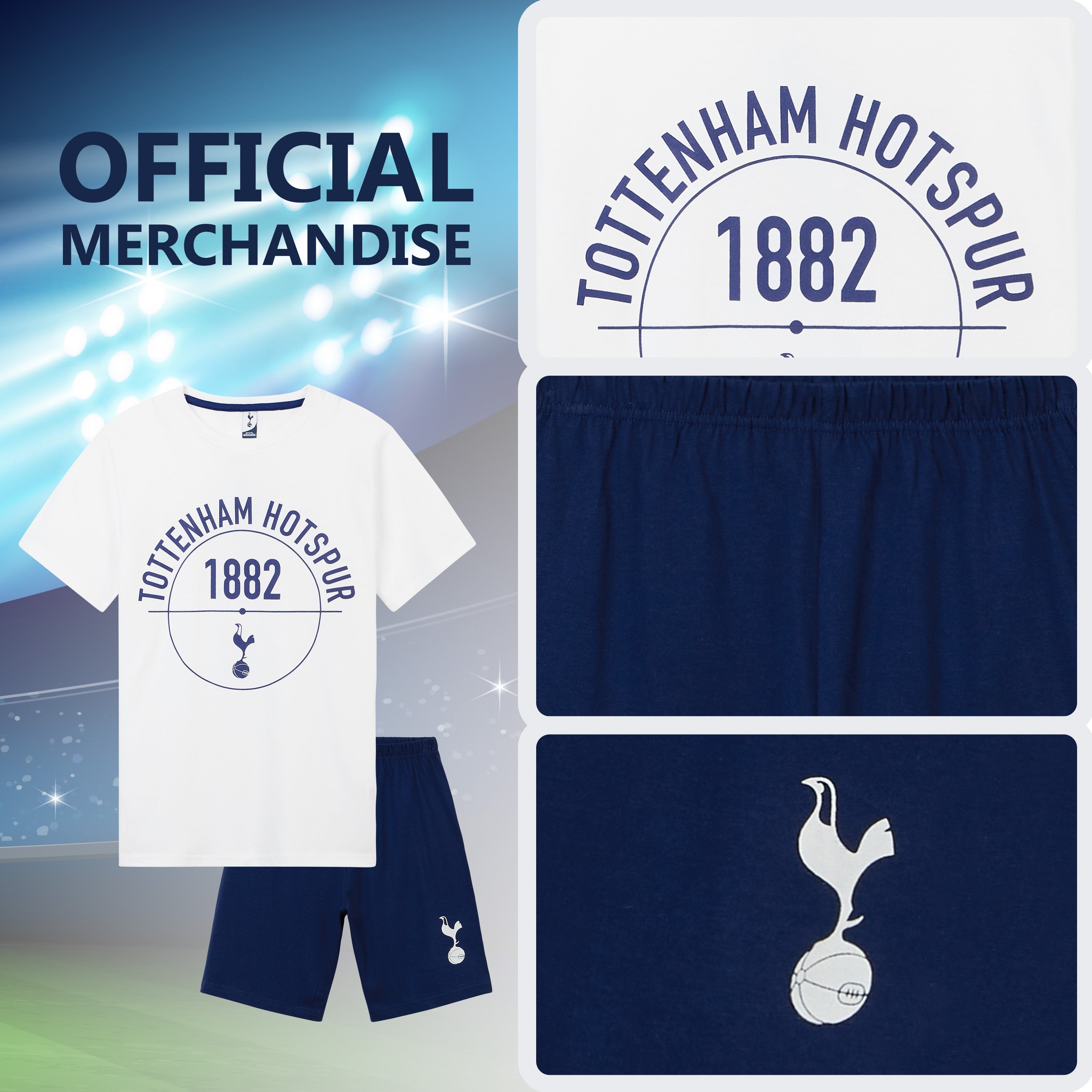 get-trend-boys-tottenham-pyjama-short-coton-enfant-7-8-ans image 5