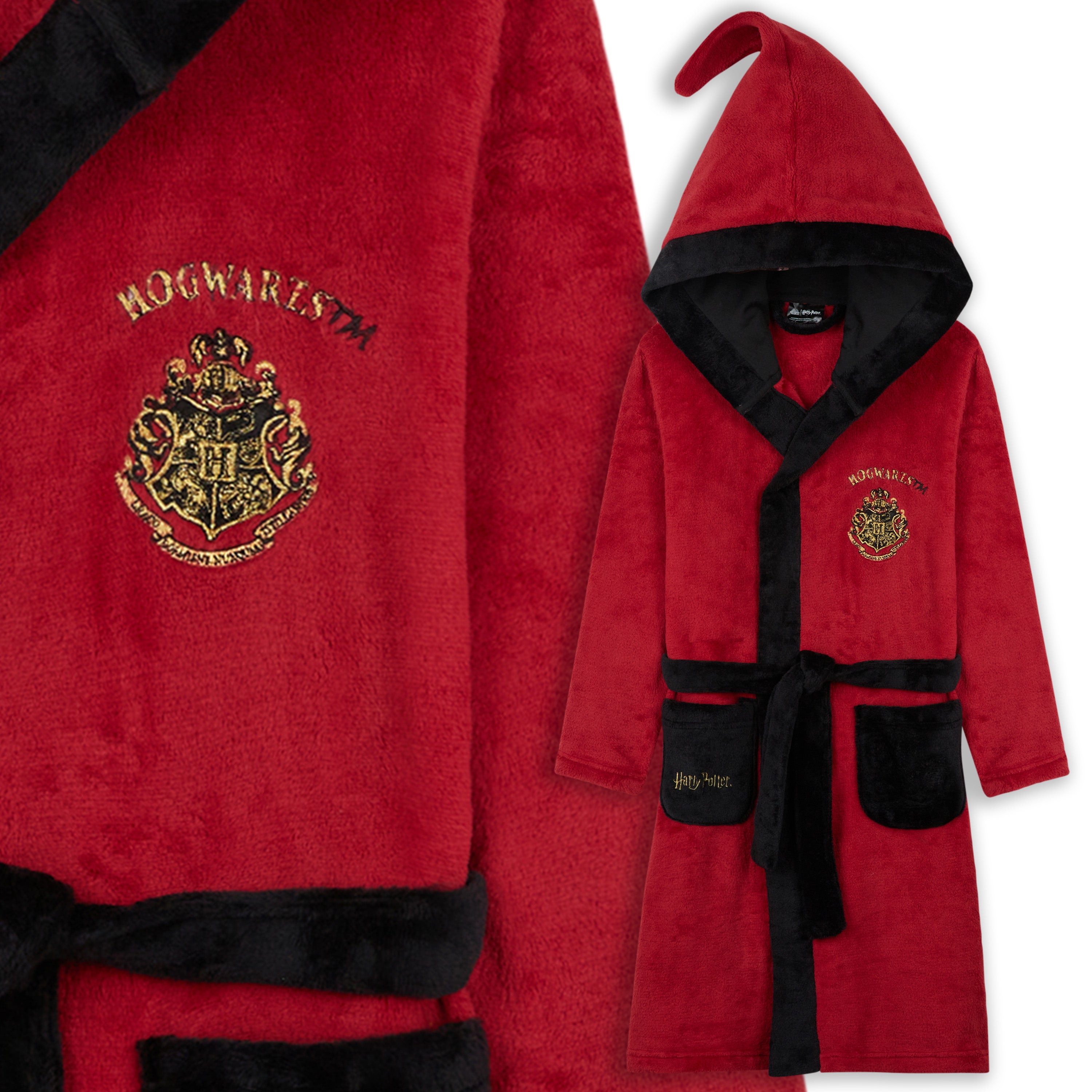 harry-potter-peignoir-fille-polaire-capuche-11-12-ans image 2