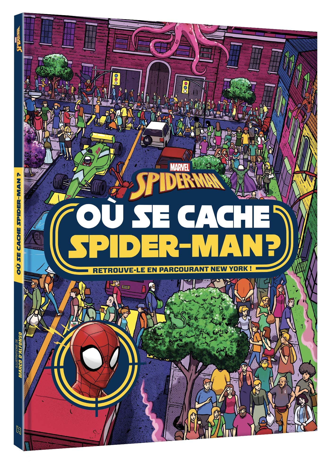 spider-man-o-se-cache-spider-man-livre-cherche-et-trouve-marvel image 1