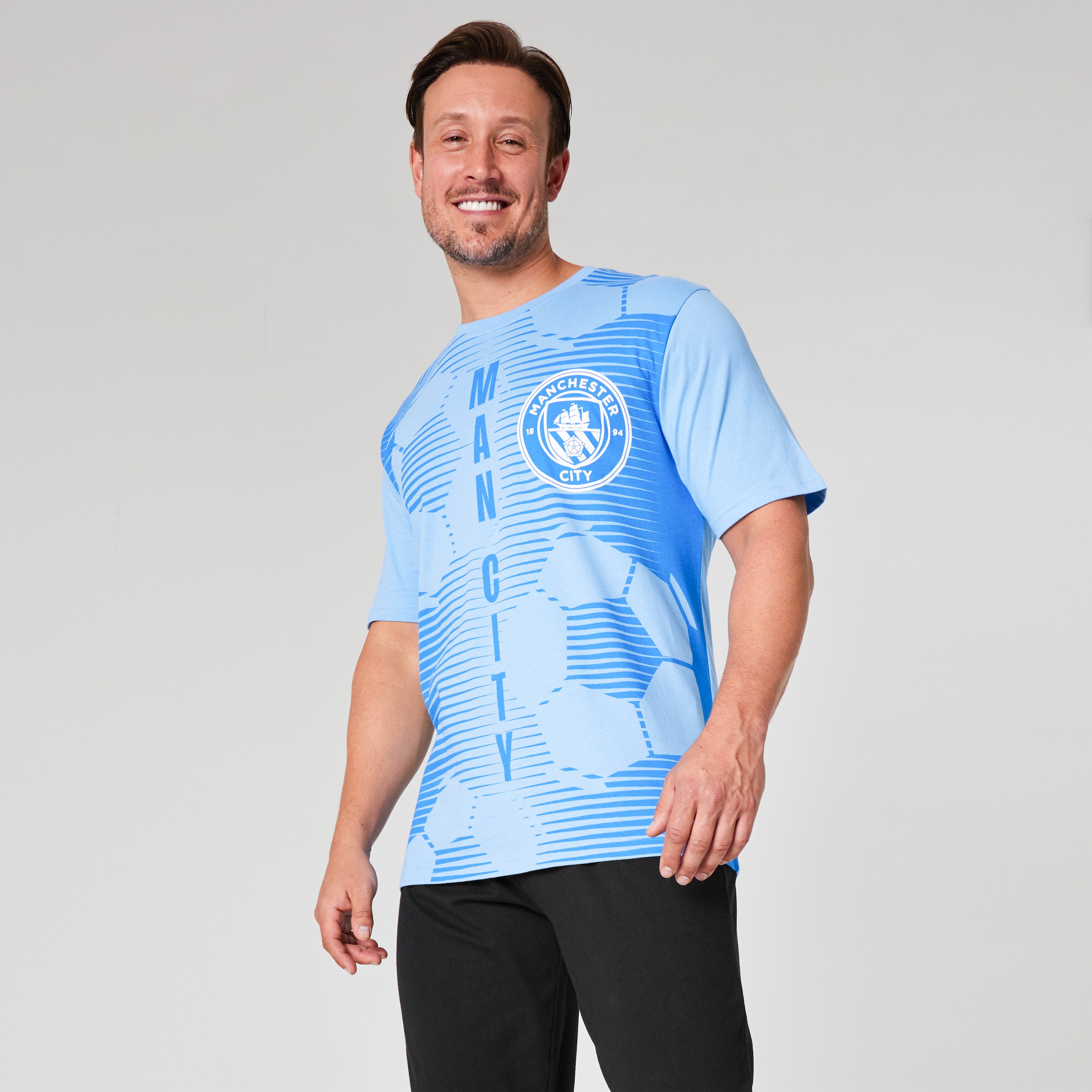 manchester-city-pyjama-homme-bleu-noir-coton-ensemble image 2
