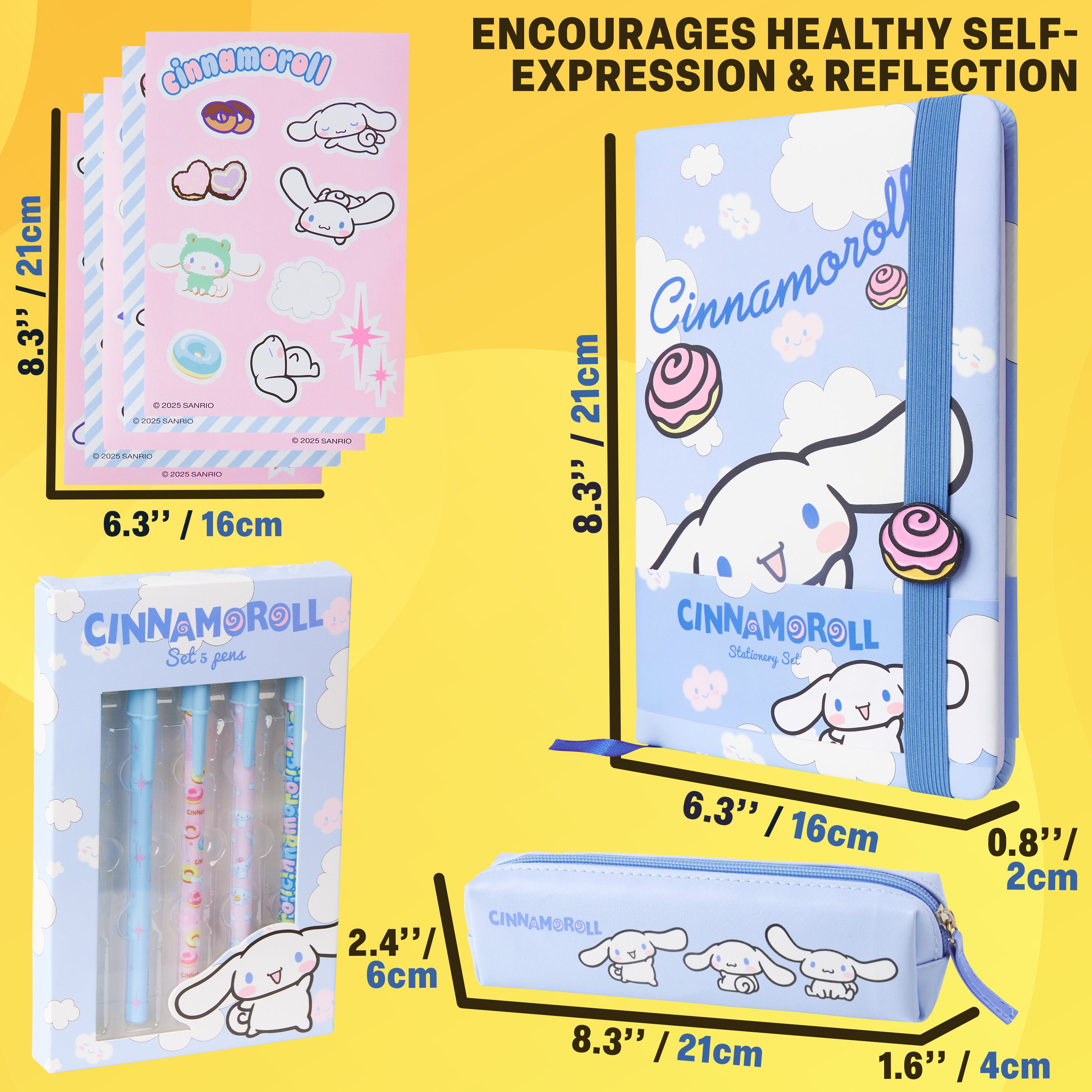 get-trend-cinnamoroll-kit-papeterie-kawaii-bleu image 6