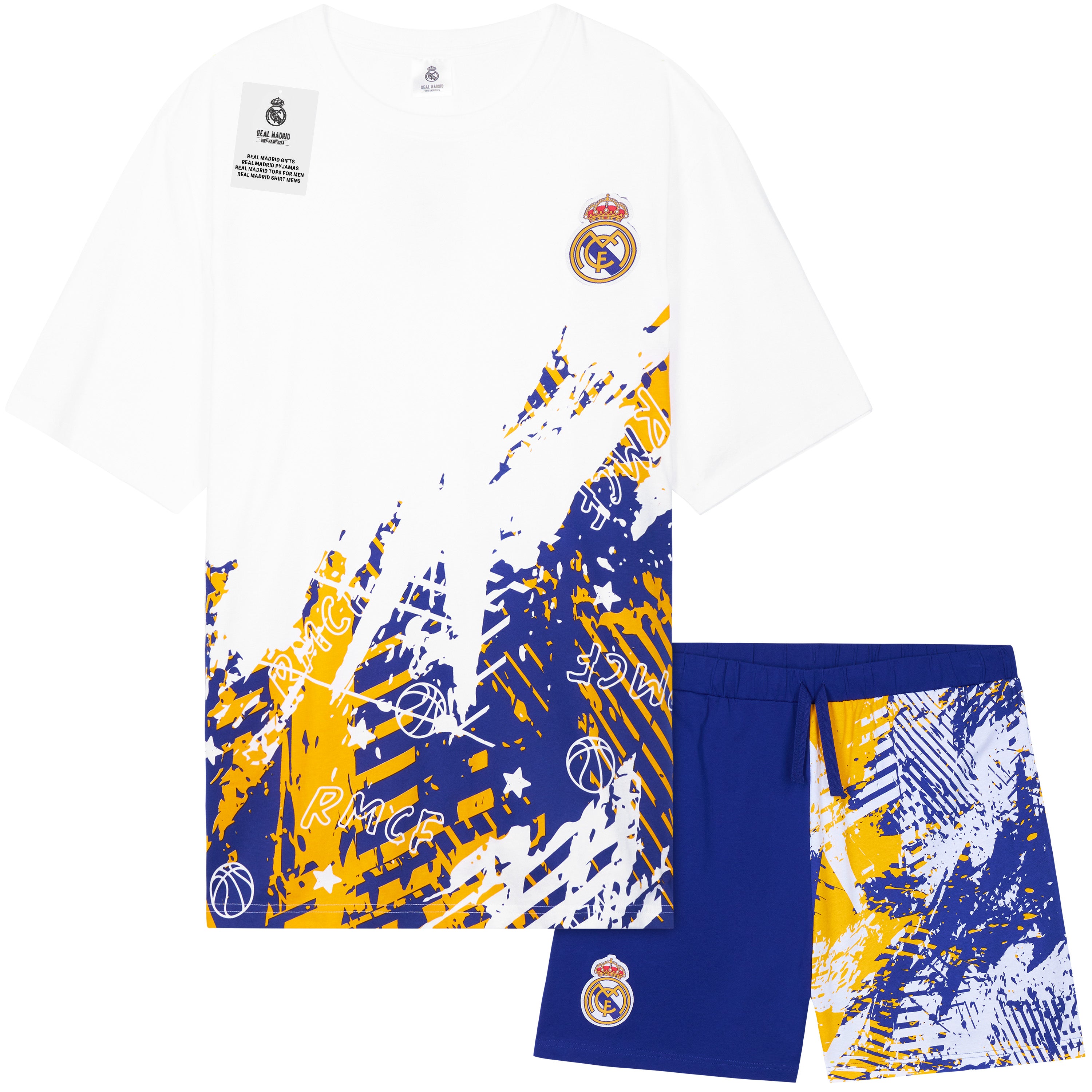 get-trend-football-pyjama-short-homme-t-respirant-taille-m image 1