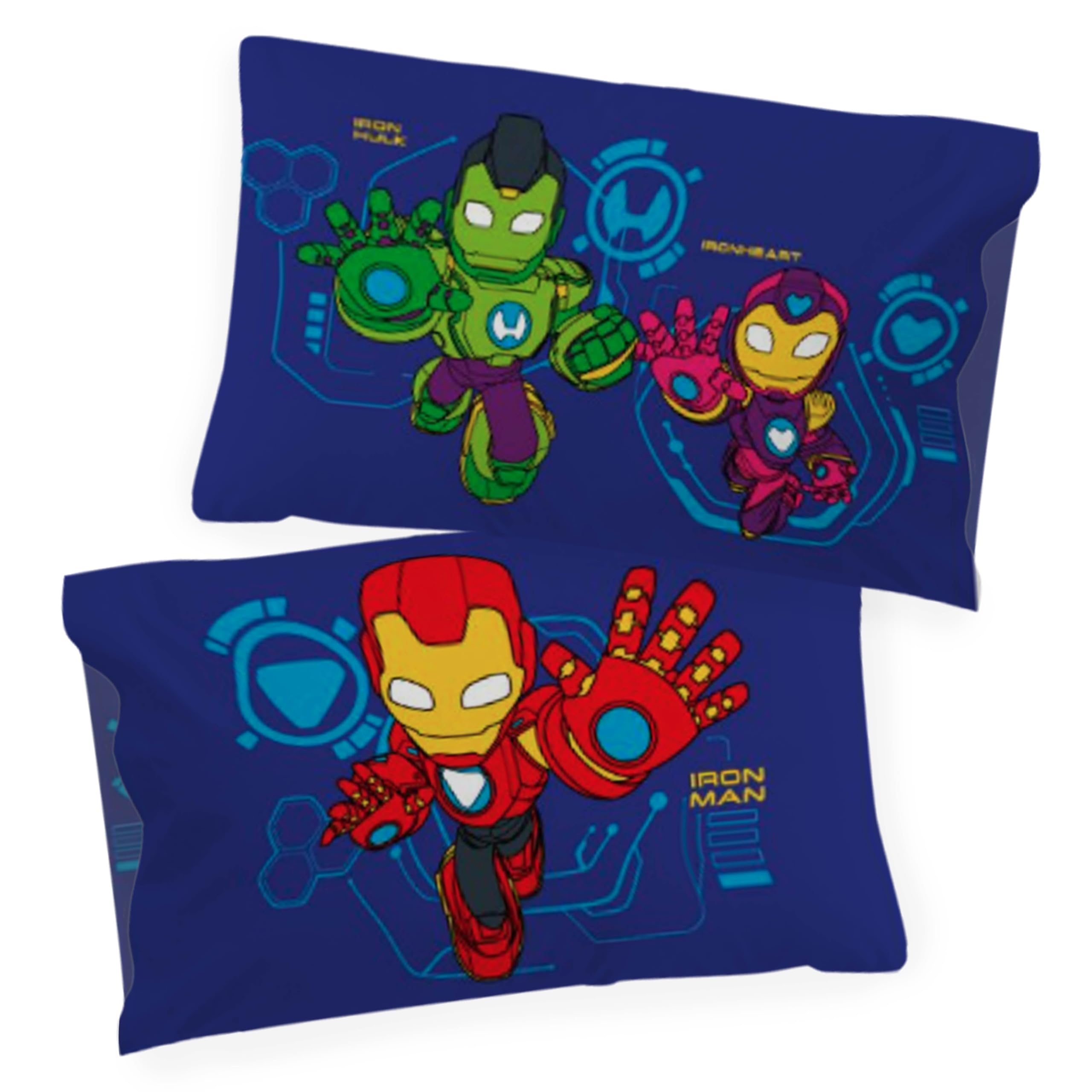 marvel-iron-man-housse-de-couette-coton-bleu-137x200-2-pi-ces image 2