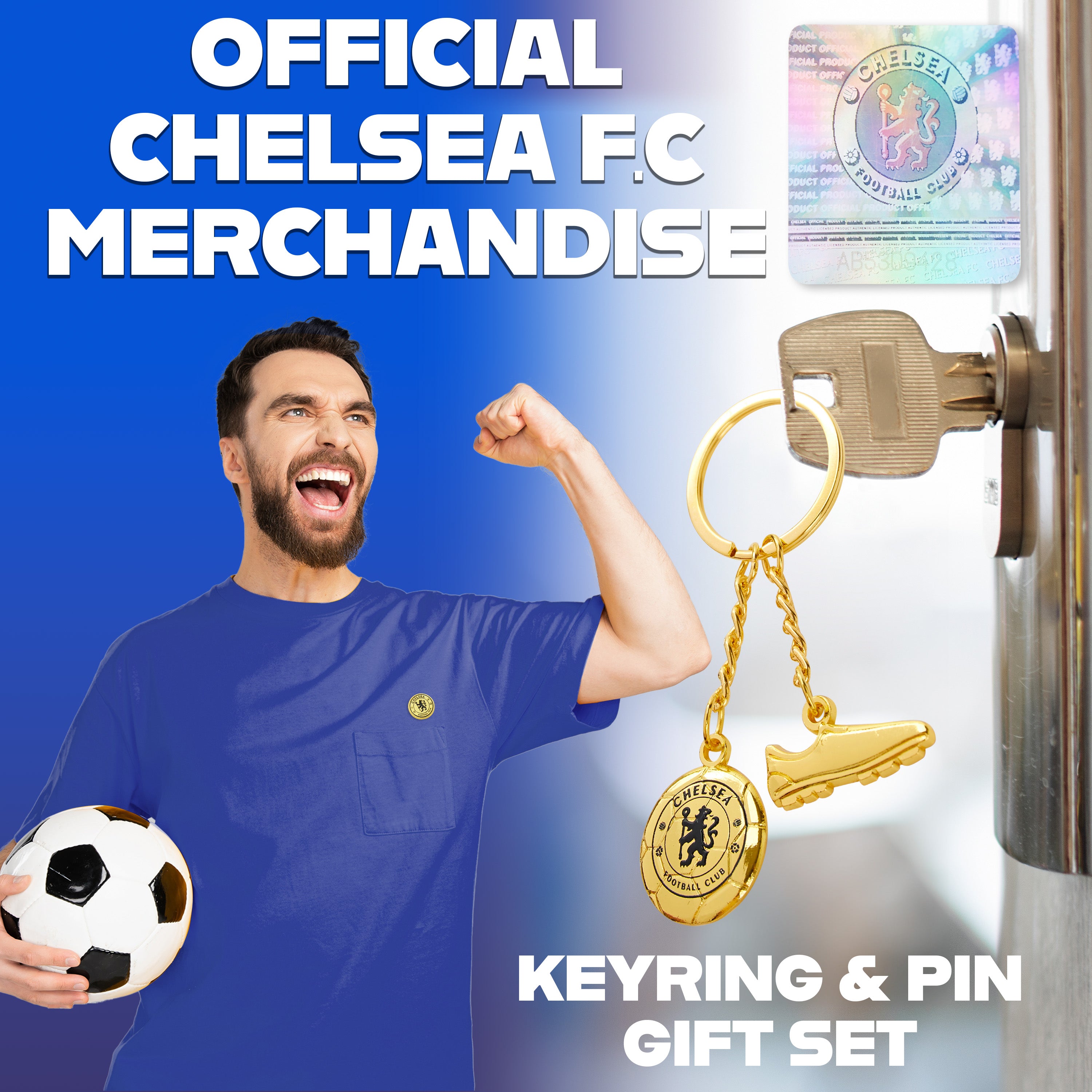 get-trend-men-chelsea-porte-cl-s-et-pin-s-badge-supporter image 3