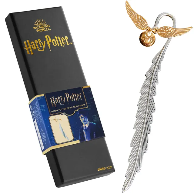 harry-potter-vif-d-or-marque-page-m-tal-coffret-cadeau-breloque image 1