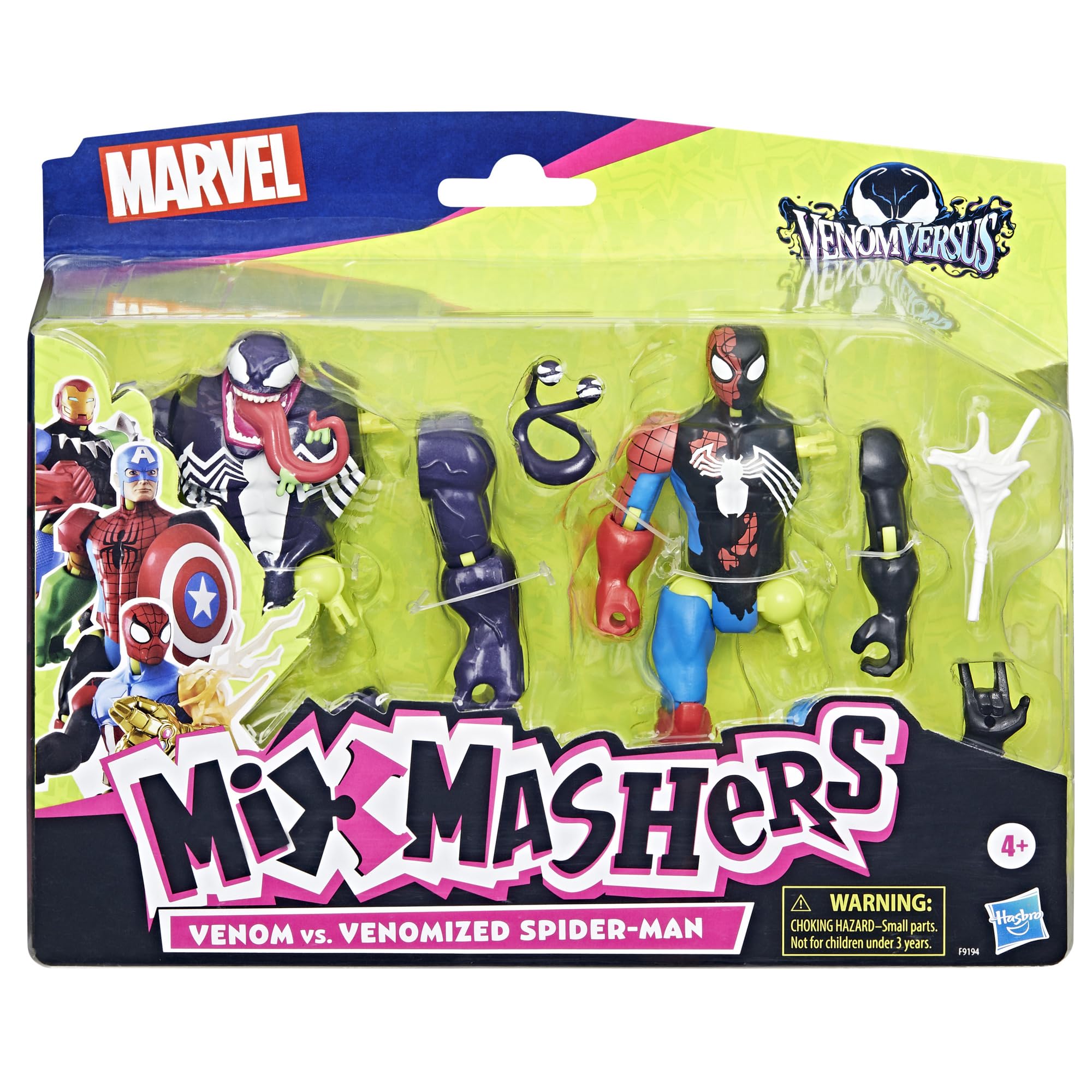 marvel-mixmashers-venom-contre-venomized-pack-2-figurines image 2