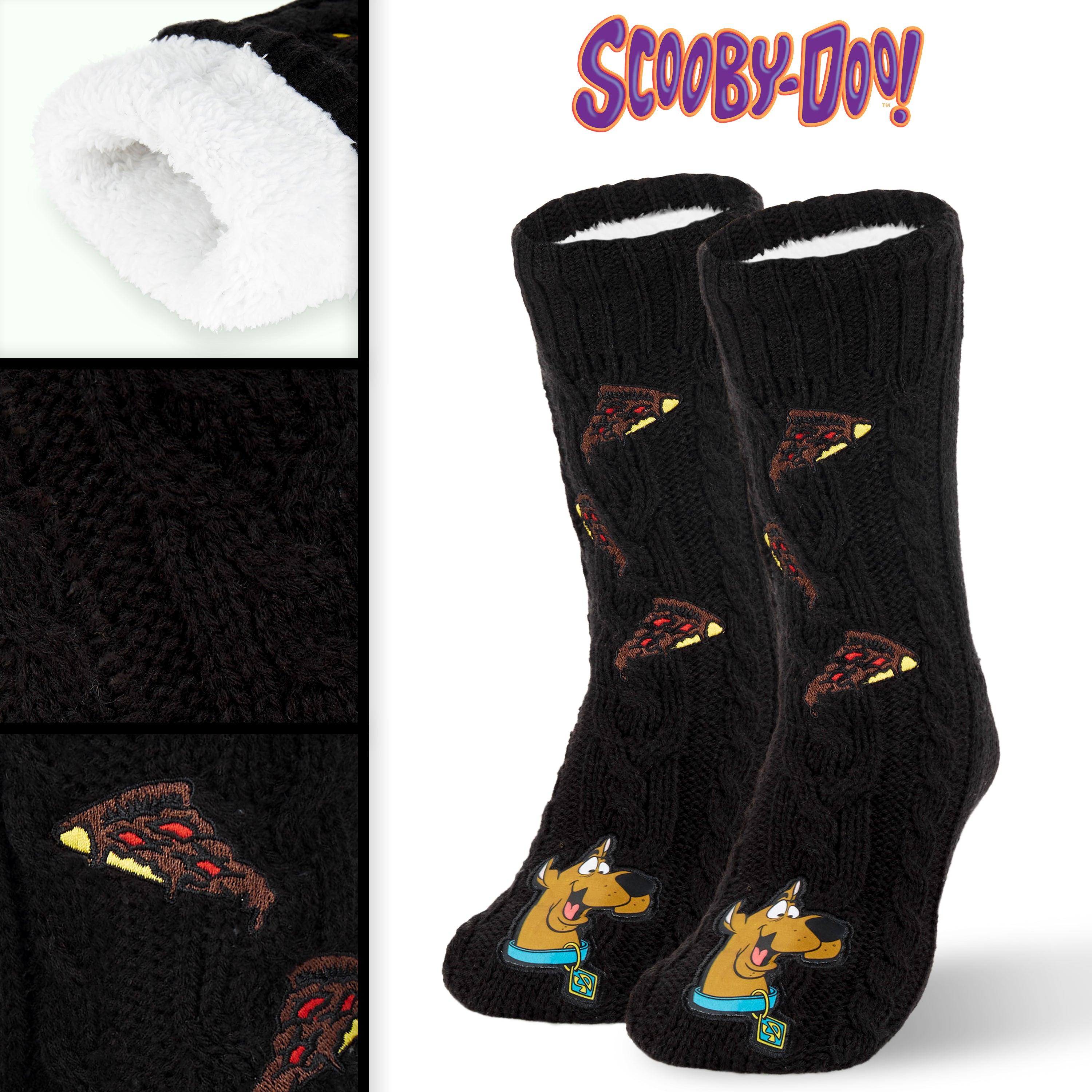 scooby-doo-chaussons-chaussettes-homme-pilou-antiderapantes image 5