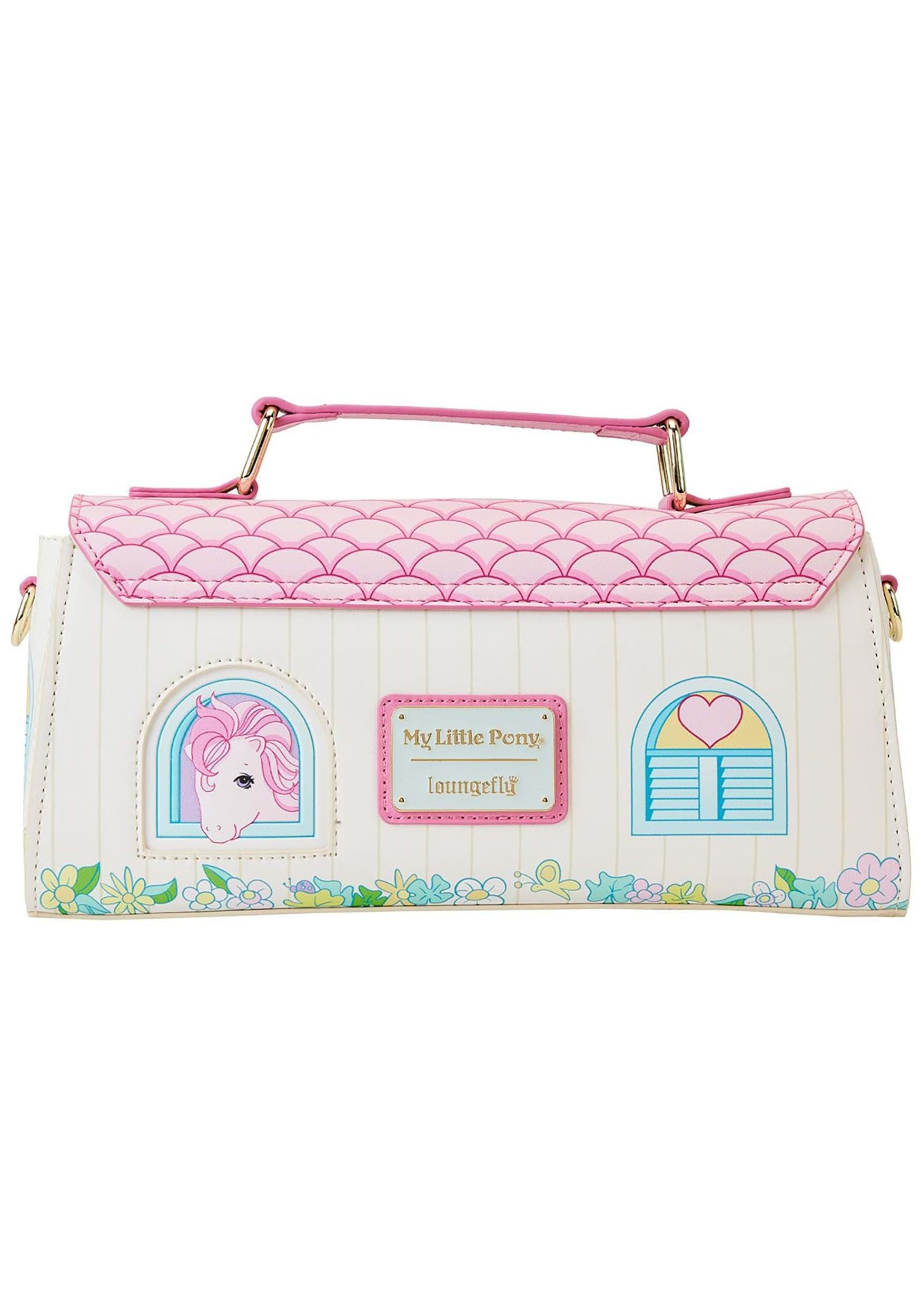 loungefly-my-little-pony-40th-stable-sac-bandouli-re-rose image 5