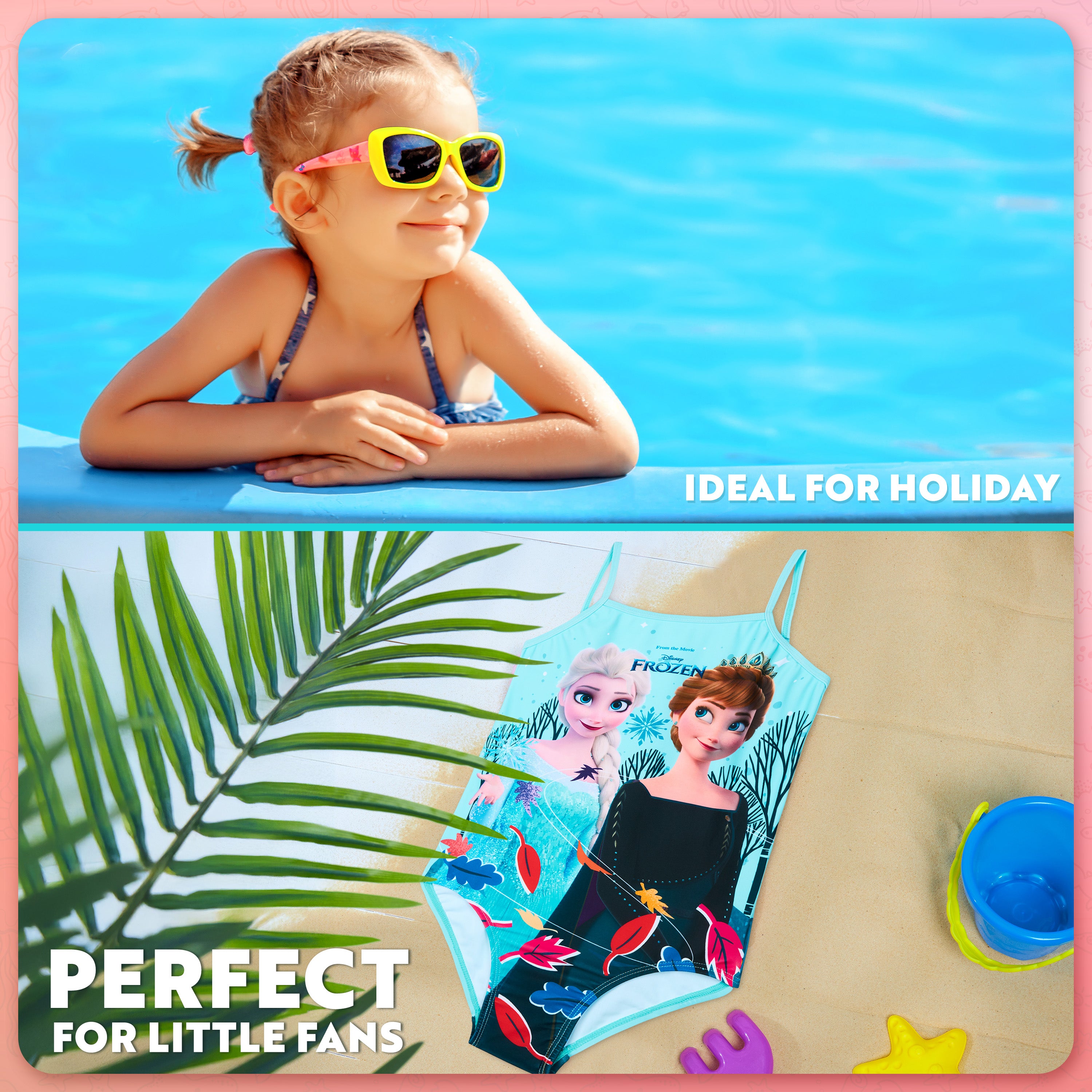 get-trend-girls-frozen-maillot-de-bain-fille-une-pi-ce-stretch image 2
