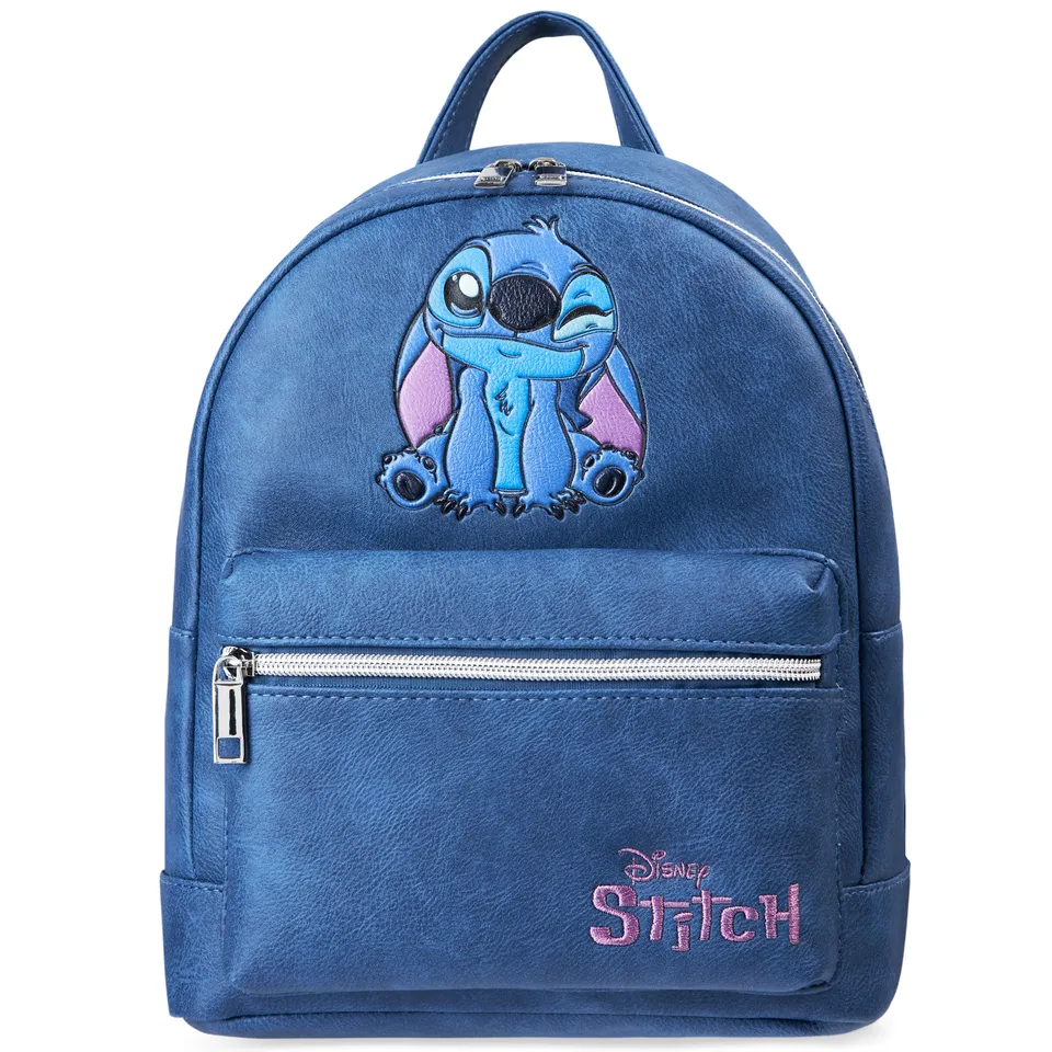 disney-stitch-sac-dos-fille-similicuir-poches-zipp-es image 1