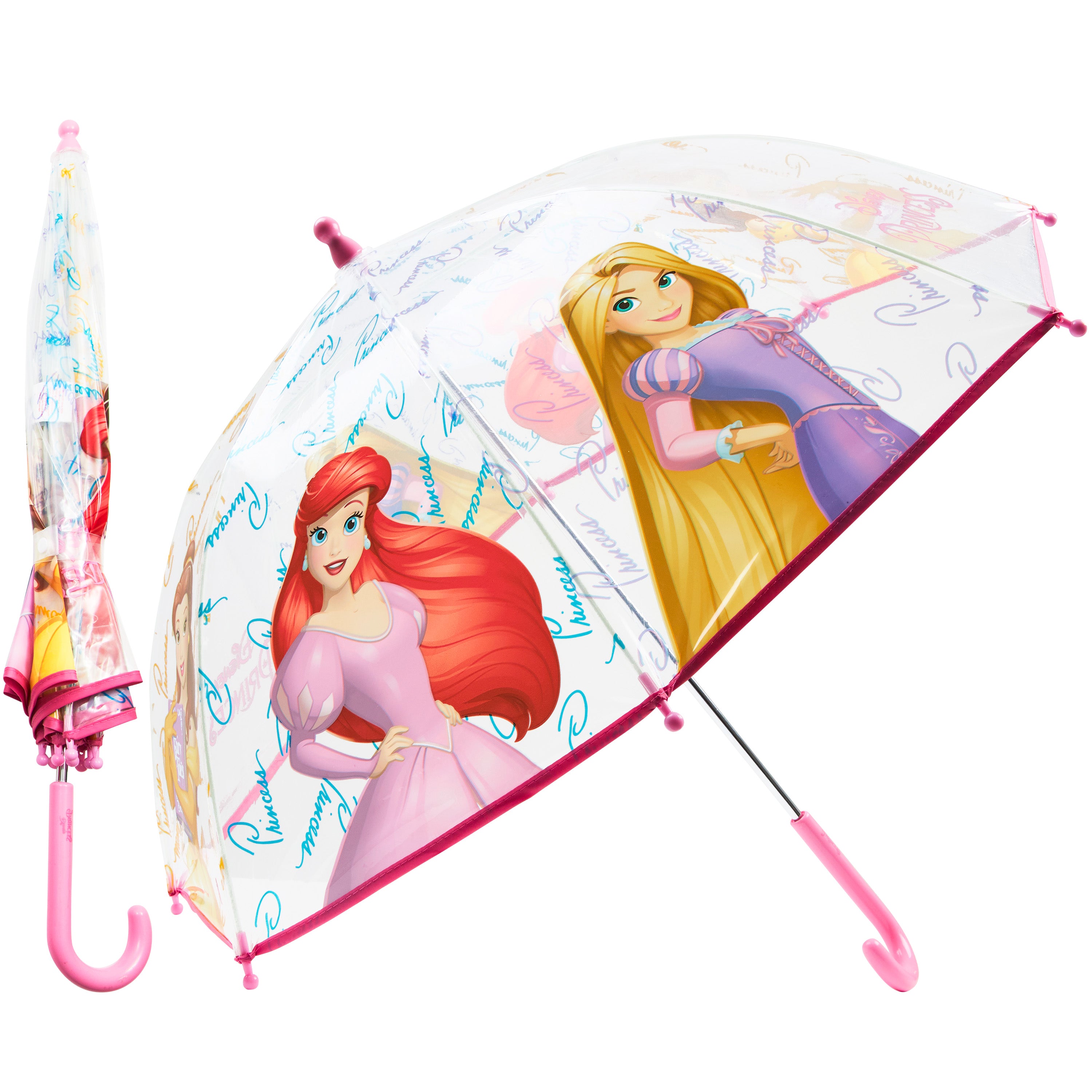 disney-princess-parapluie-cloche-fille-transparent image 1