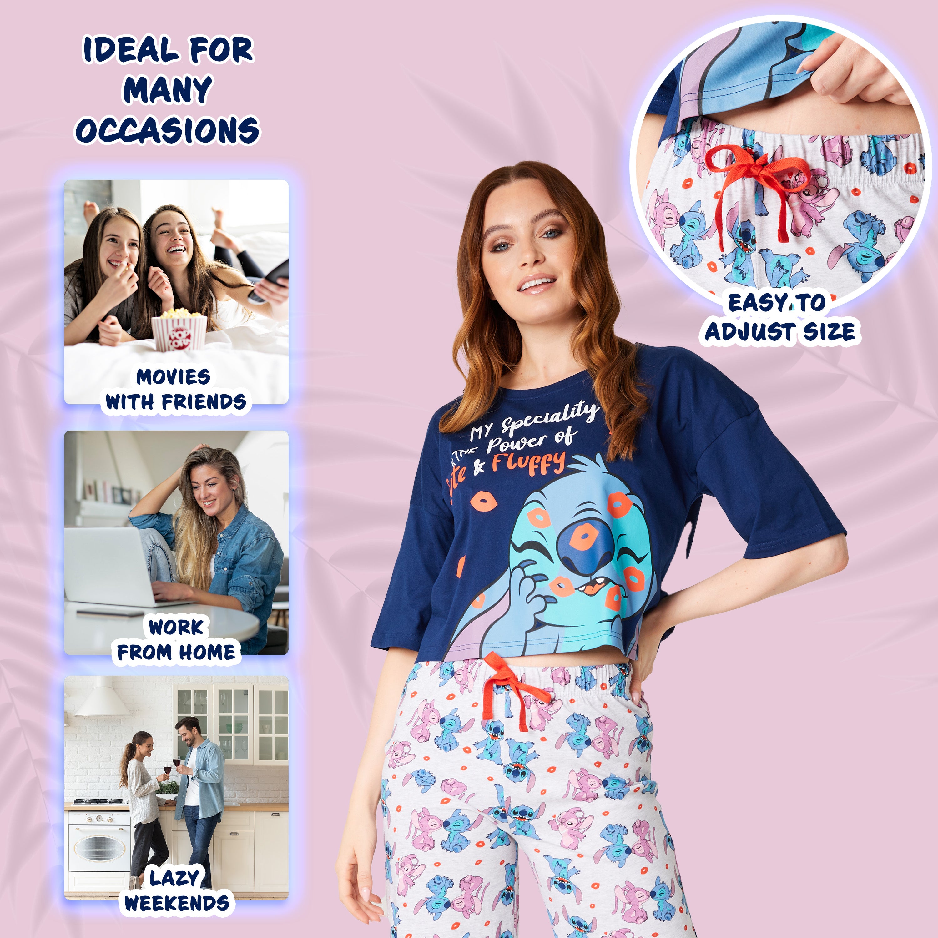 disney-stitch-pyjama-femme-2-pi-ces-stitch-taille-l image 3