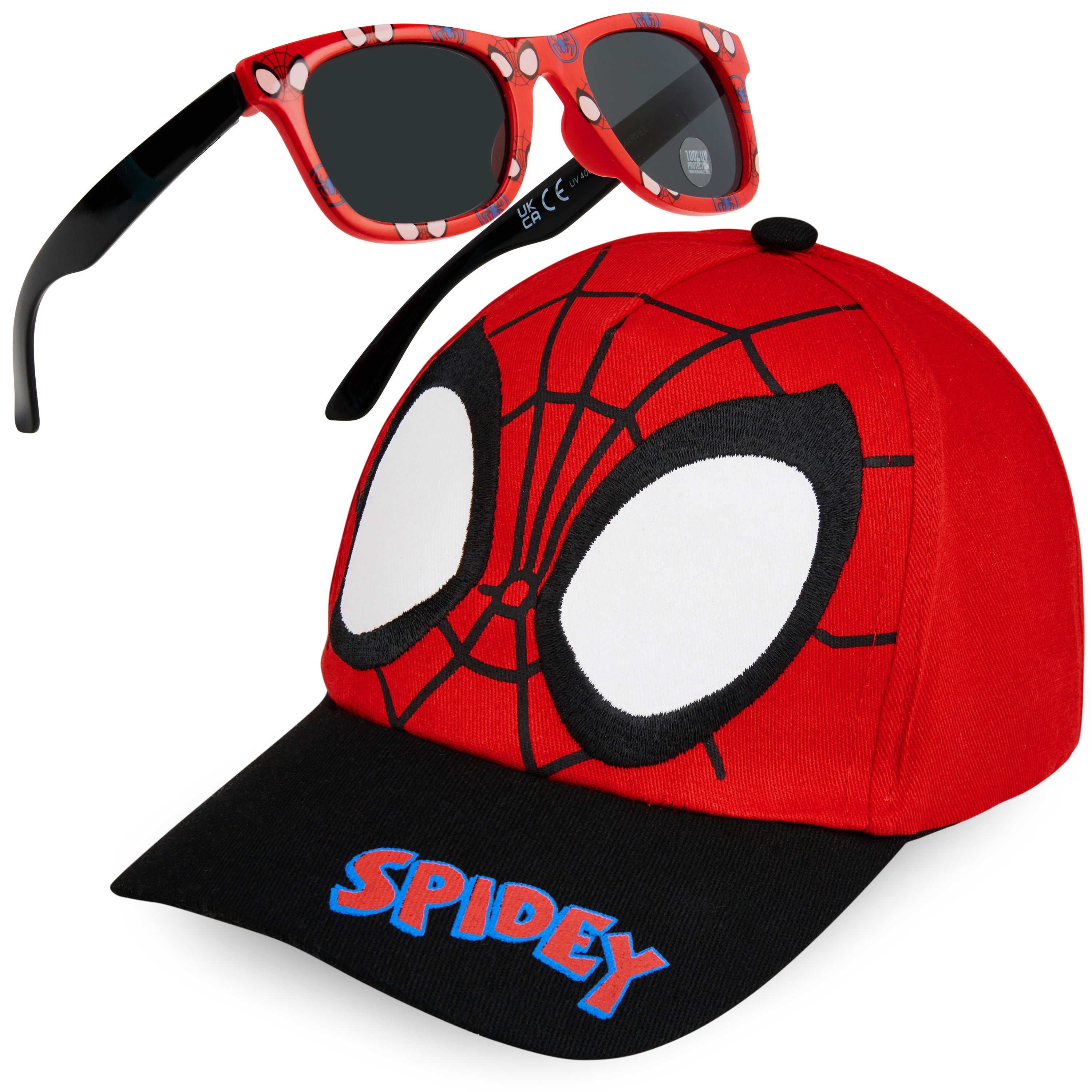 marvel-spiderman-casquette-lunettes-enfant-uv400-r-glable image 1