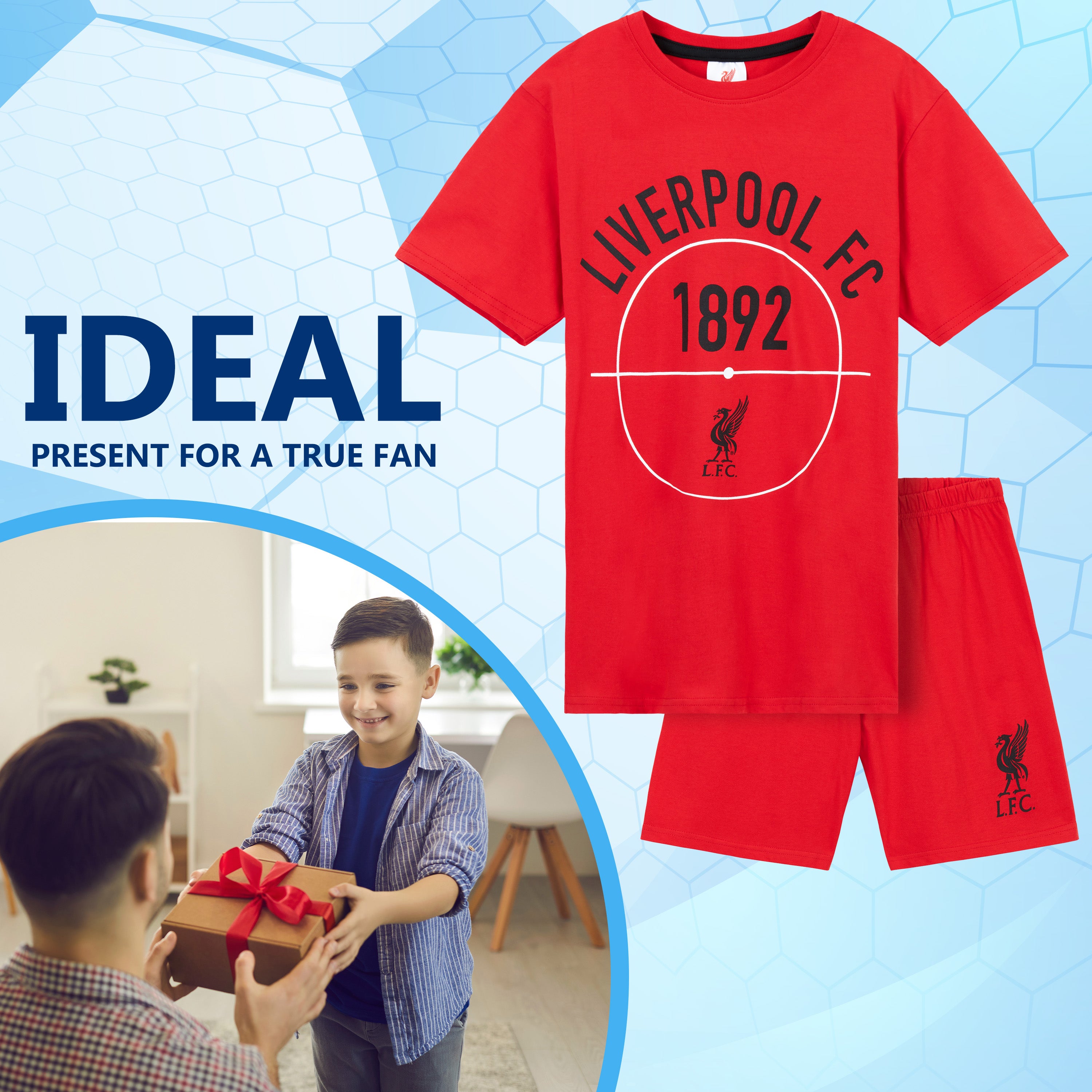 liverpool-fc-pyjama-court-gar-on-coton-9-10-ans image 3