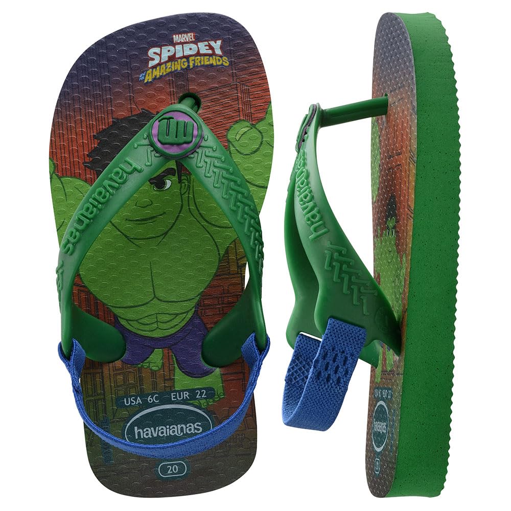 havaianas-baby-marvel-tongs-enfant-mixte-caoutchouc-bleu image 6