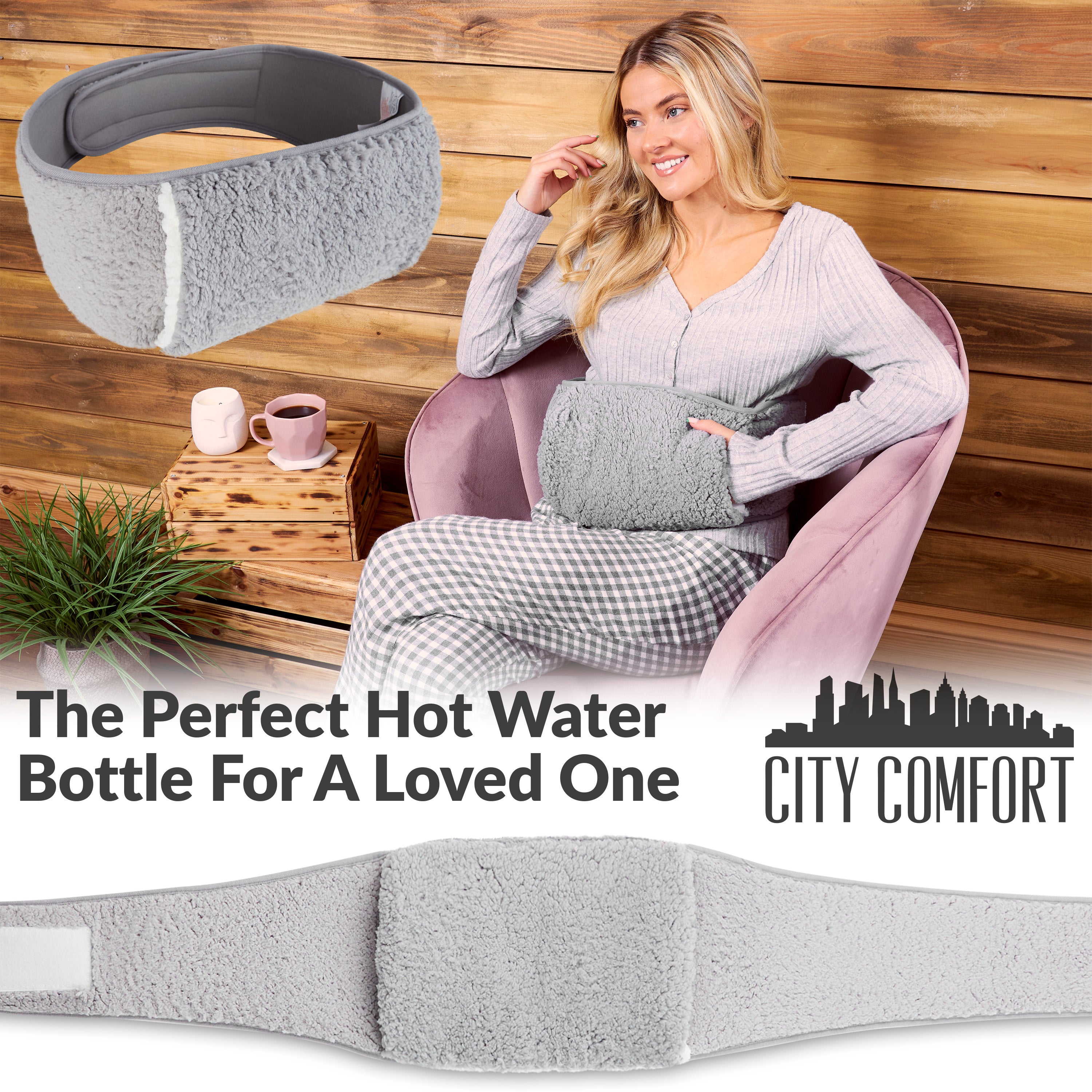 citycomfort-bouillotte-ceinture-housse-peluche-grise-mains-libres image 3