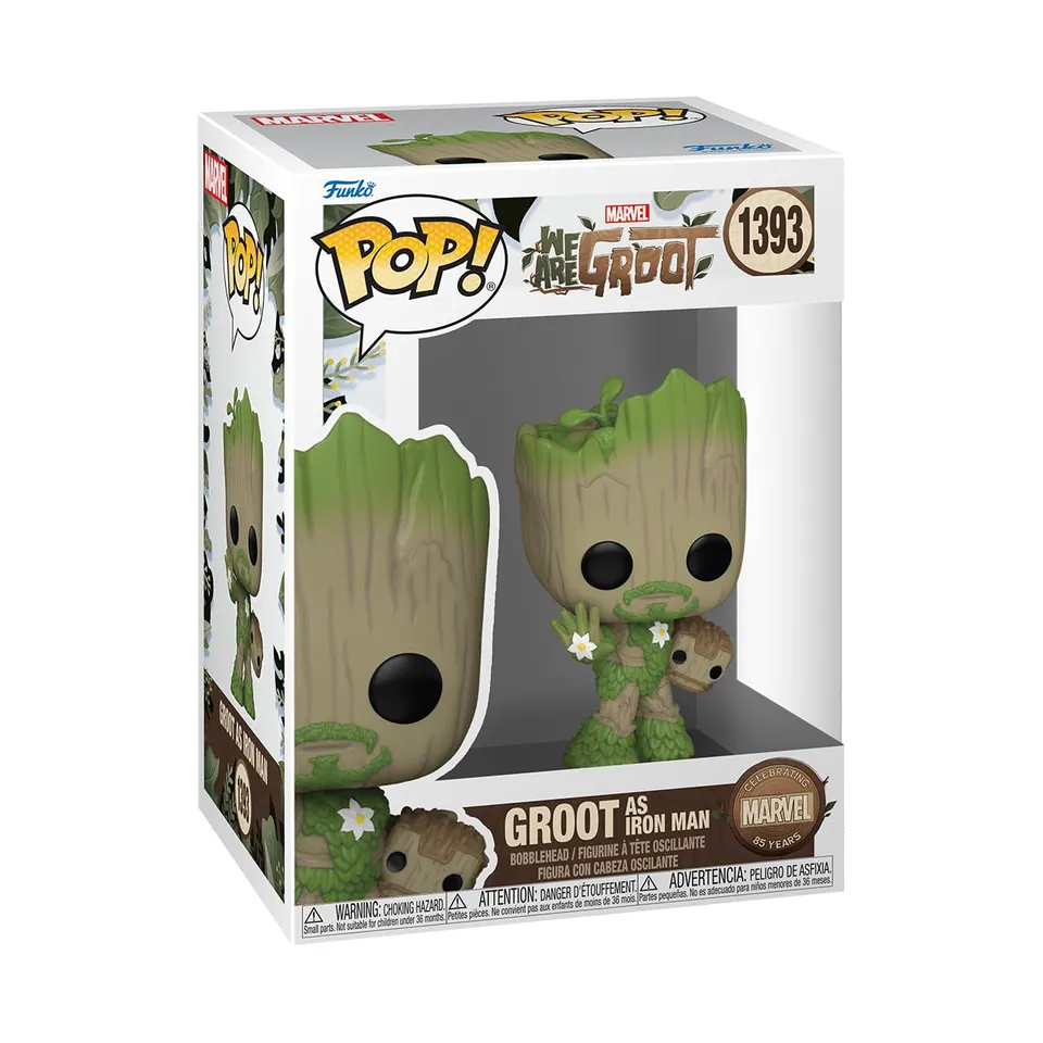 funko-pop-marvel-we-are-groot-iron-man-figurine-vinyle-9-5-cm image 1