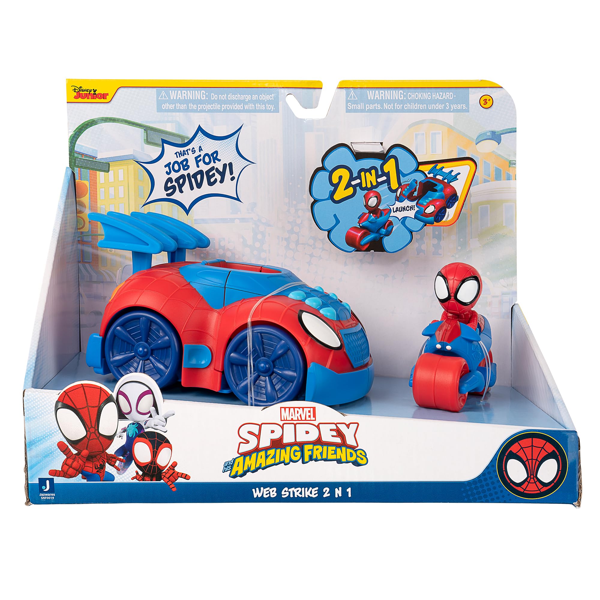 marvel-spidey-v-hicule-2-en-1-web-strike-voiture-moto image 6