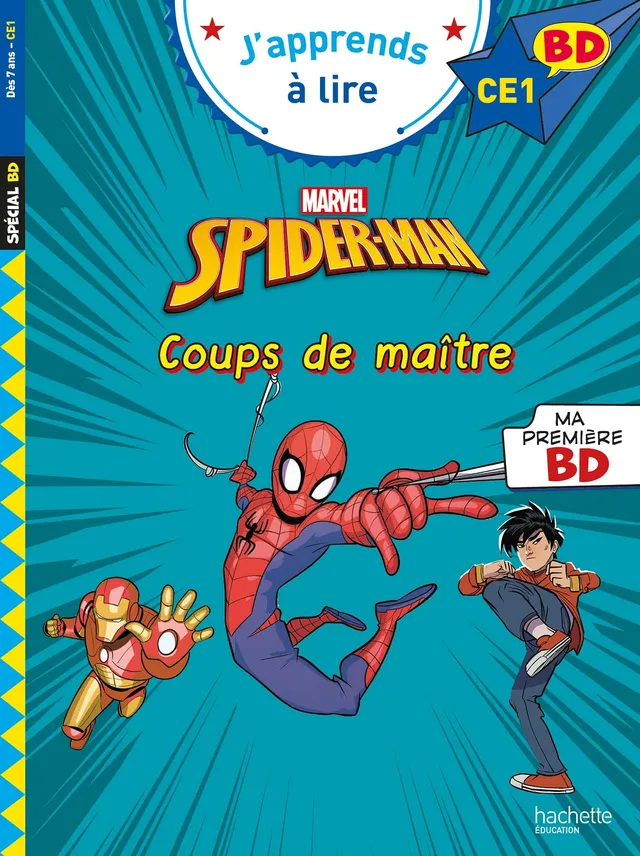 marvel-disney-bd-ce1-spider-man-bd-enfant-coups-de-ma-tre image 1