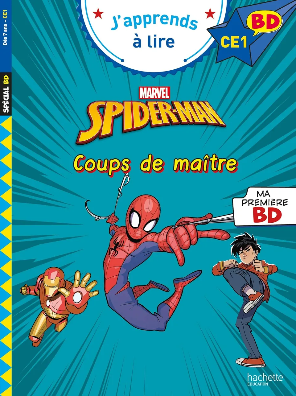 marvel-disney-bd-ce1-spider-man-bd-enfant-coups-de-ma-tre image 1
