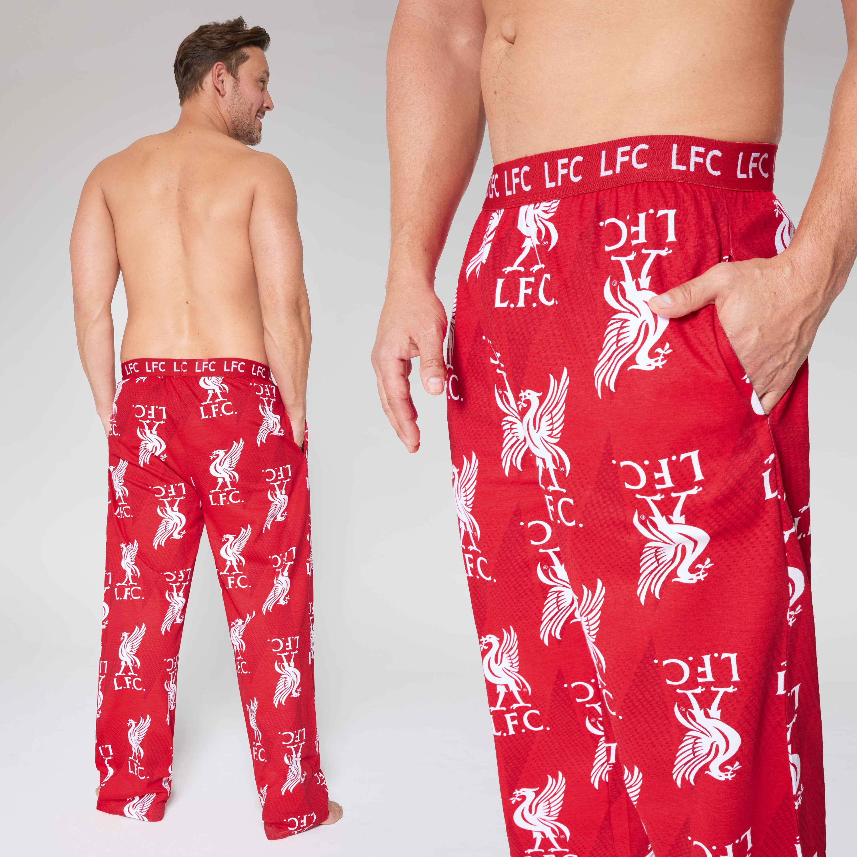 liverpool-fc-pantalon-pyjama-homme-coton-bas-nuit image 4