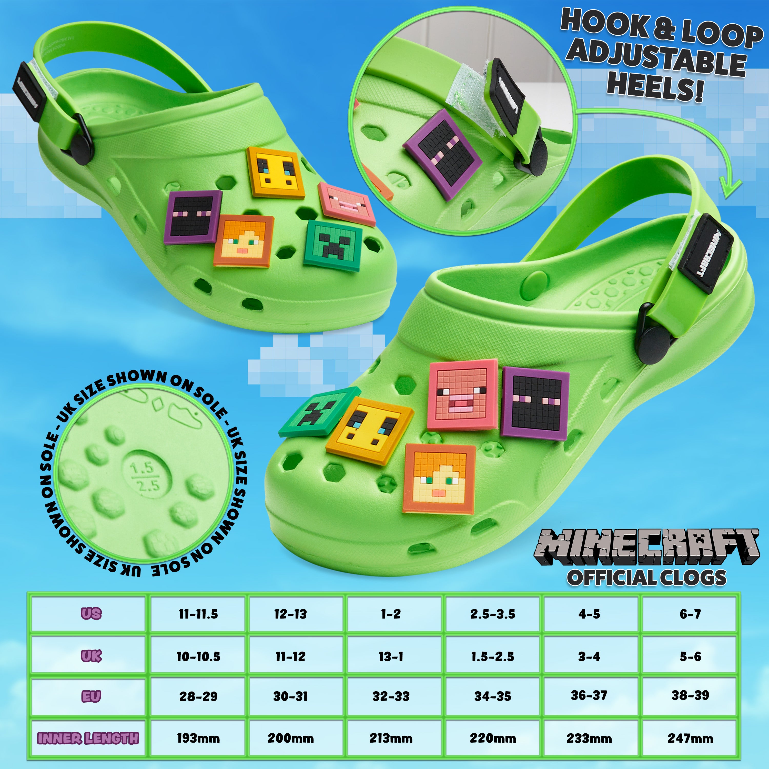 minecraft-sabots-gar-on-clogs-t-caoutchouc-jardin-plage image 6