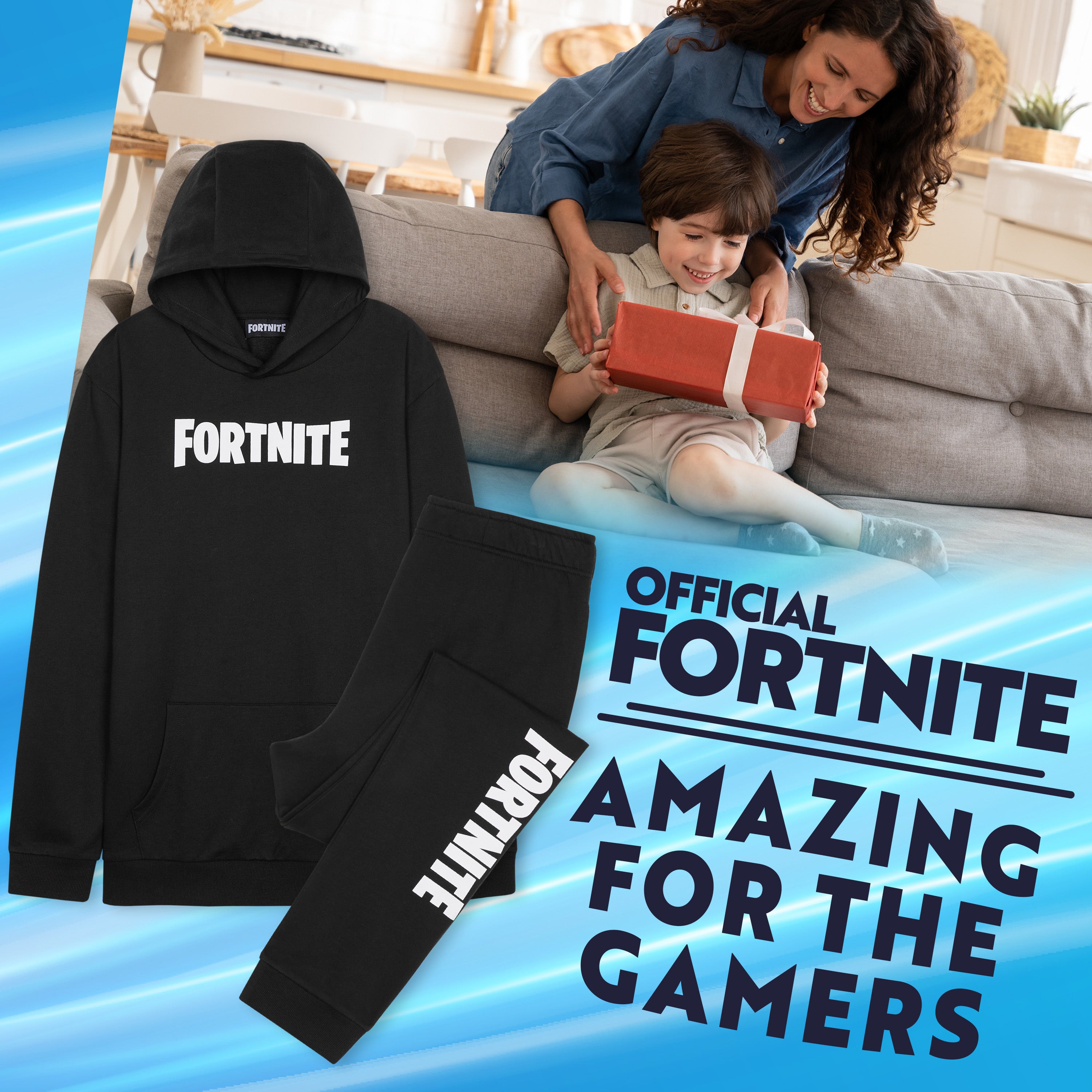 fortnite-surv-tement-gar-on-hoodie-jogging-13-14-ans image 2