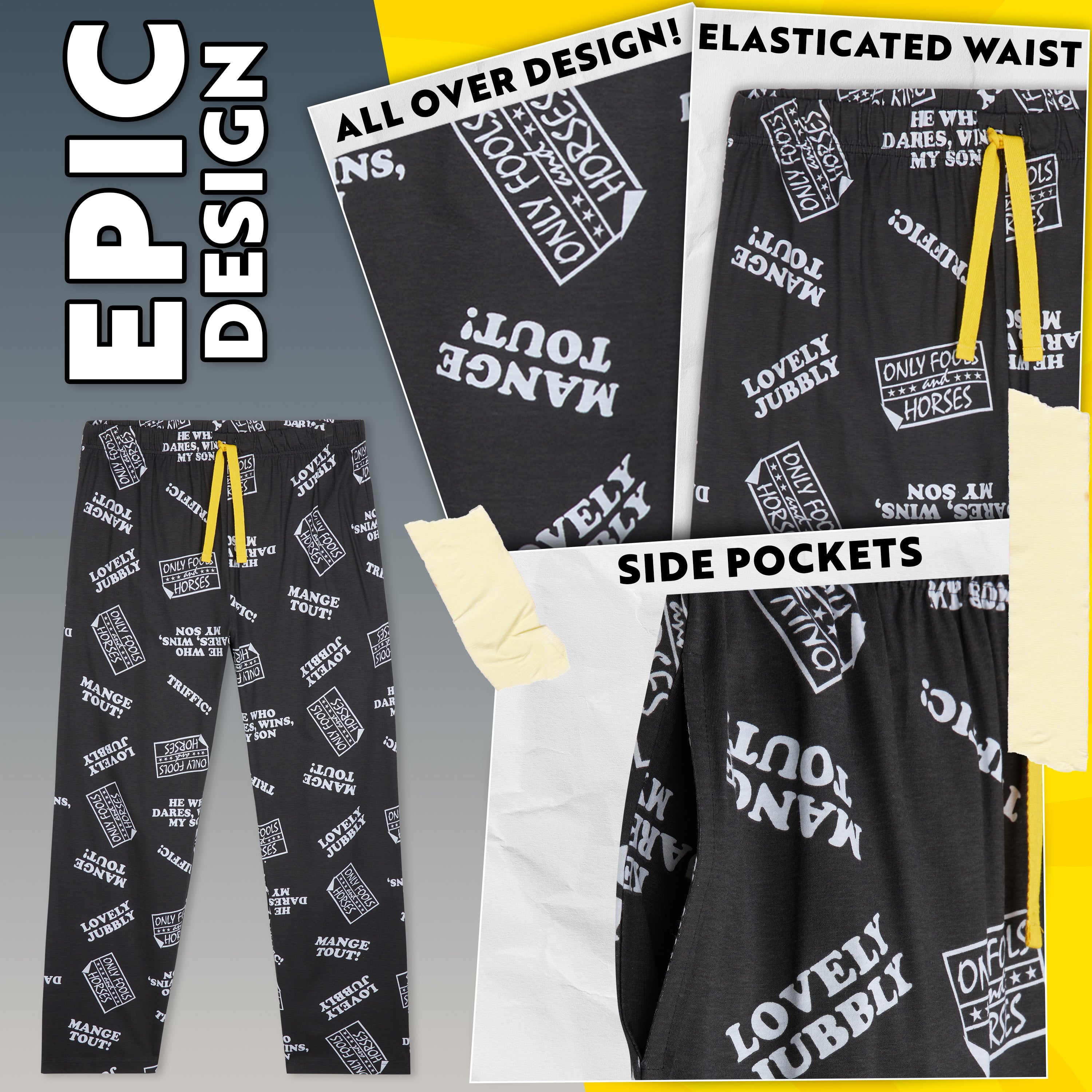 only-fools-and-horses-pantalon-pyjama-homme-poches image 4