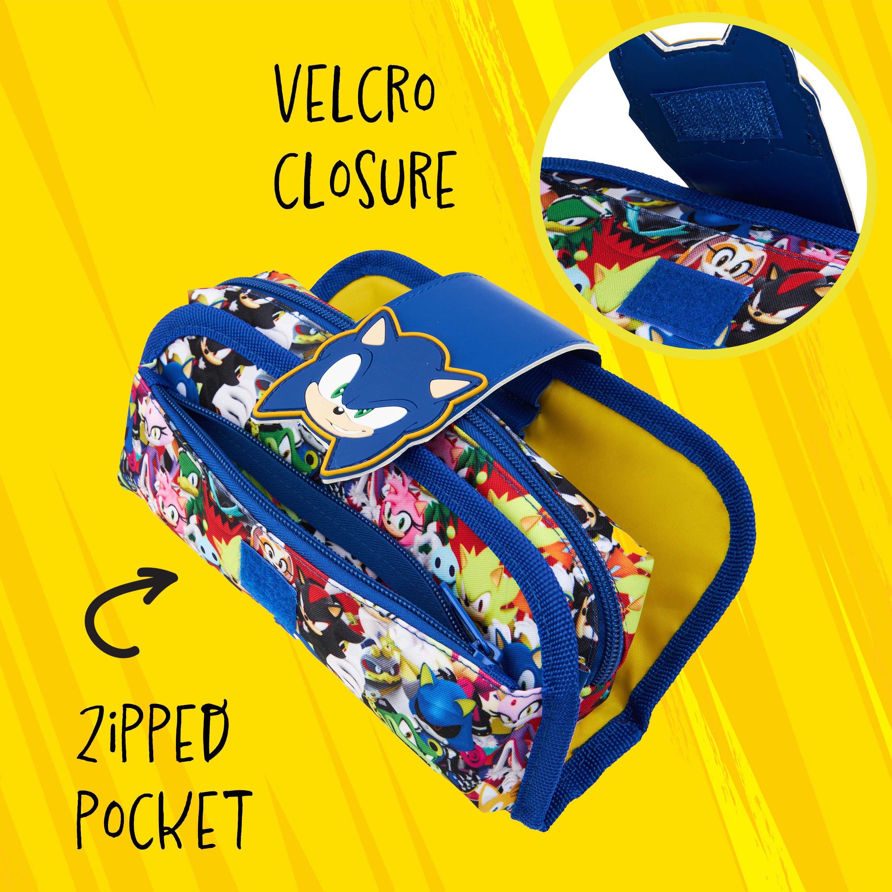sonic-the-hedgehog-trousse-scolaire-2-en-1-compartiments image 3