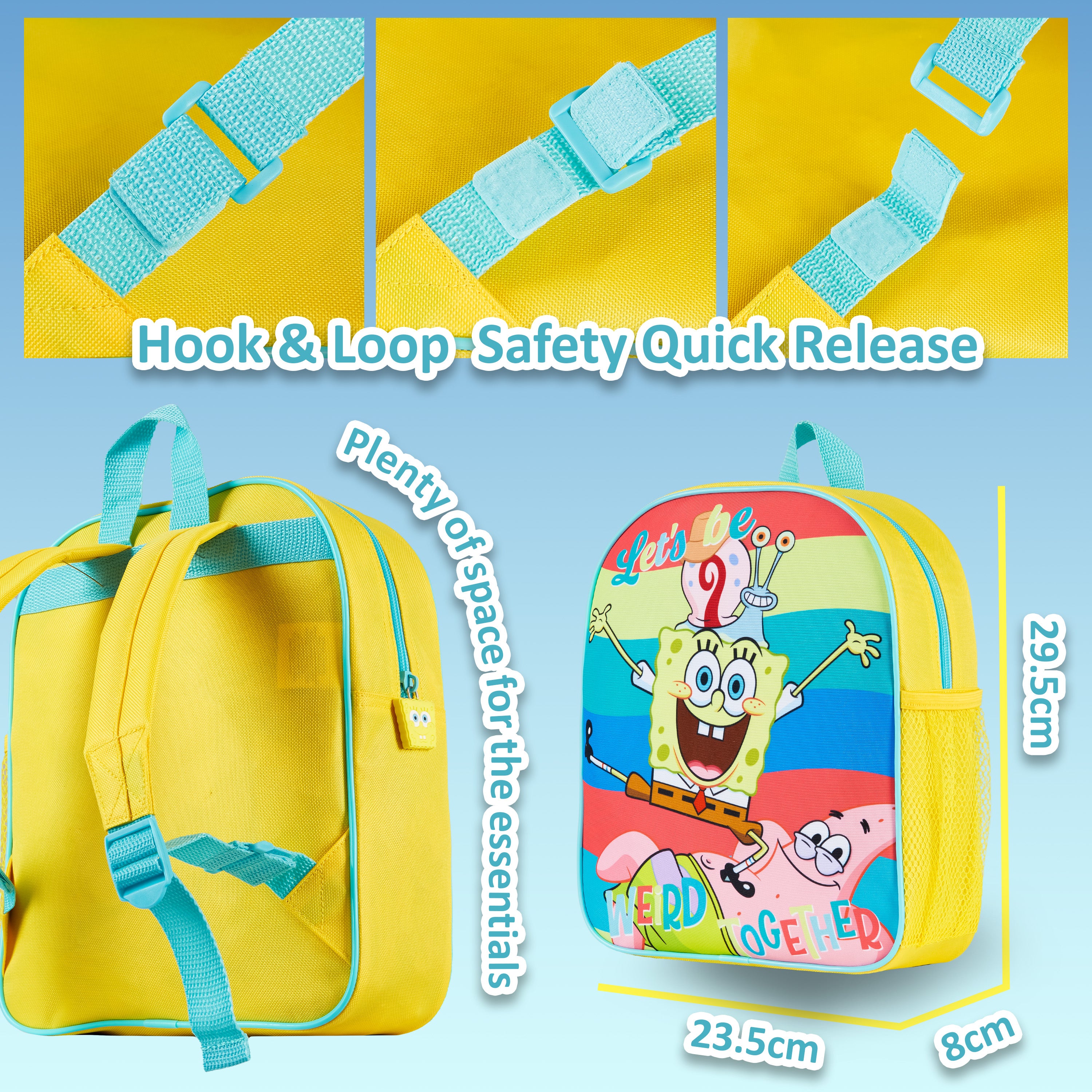 bob-l-ponge-sac-dos-enfant-29-cm-poche-gourde-rayures image 7