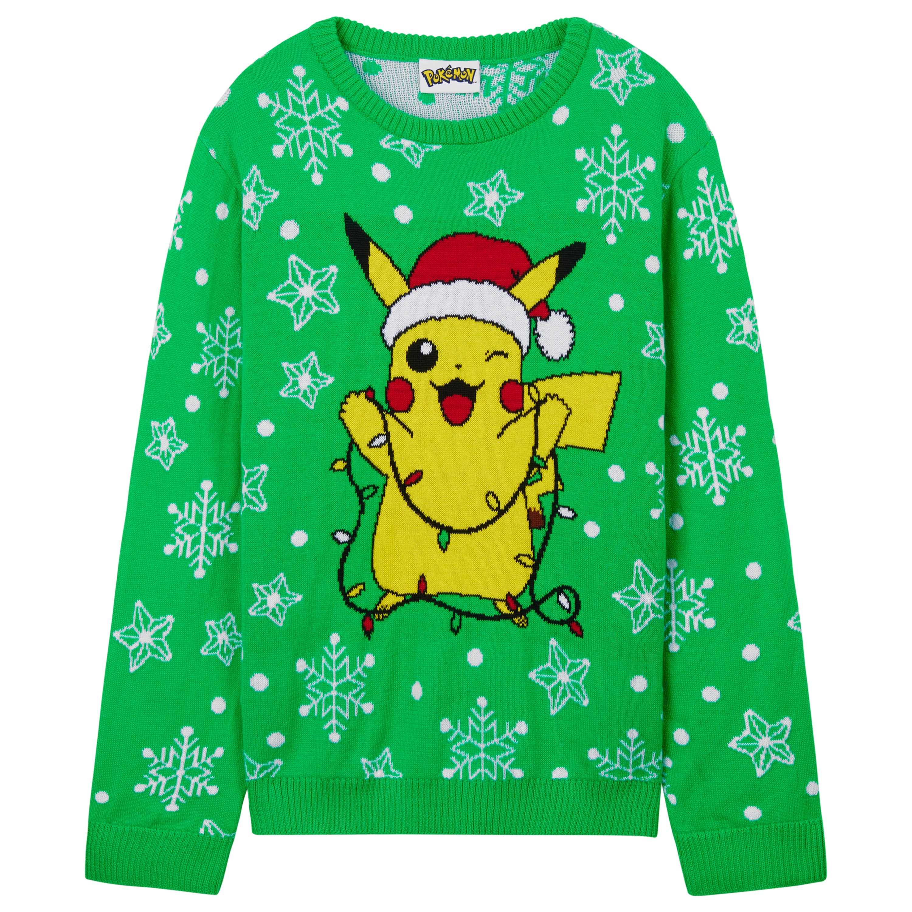 pok-mon-pull-de-no-l-enfant-tricot-chaud-7-8-ans-pikachu image 1