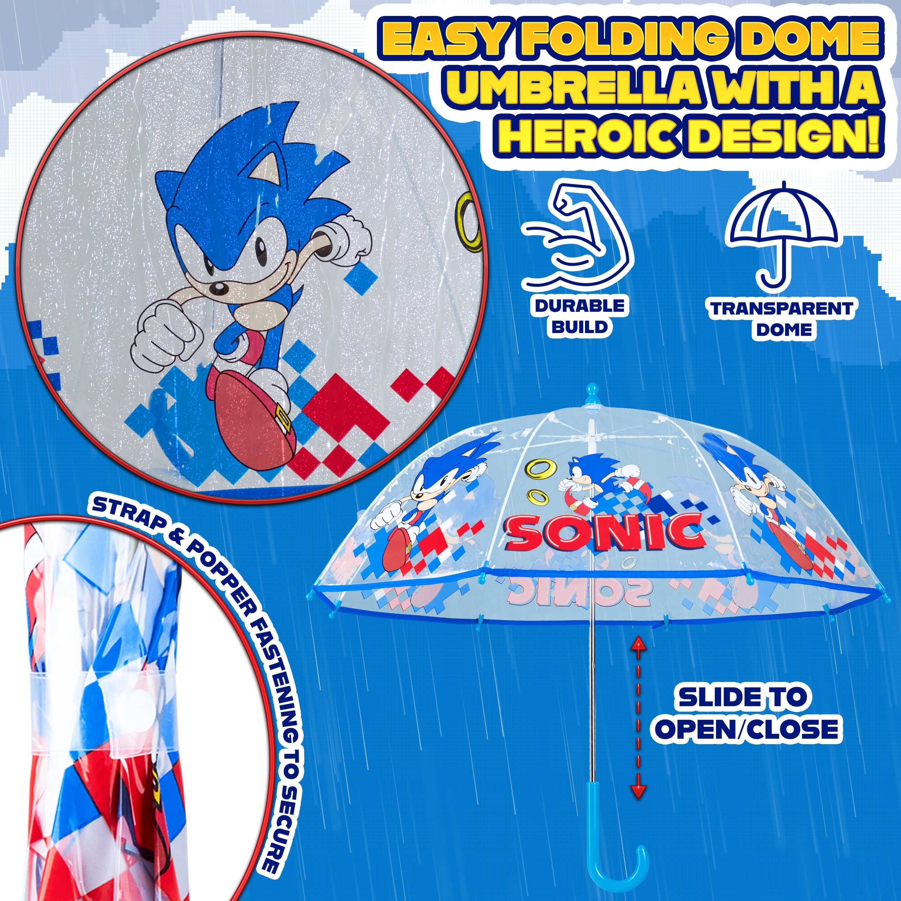 sonic-parapluie-enfant-cloche-transparent-poign-e-j image 5