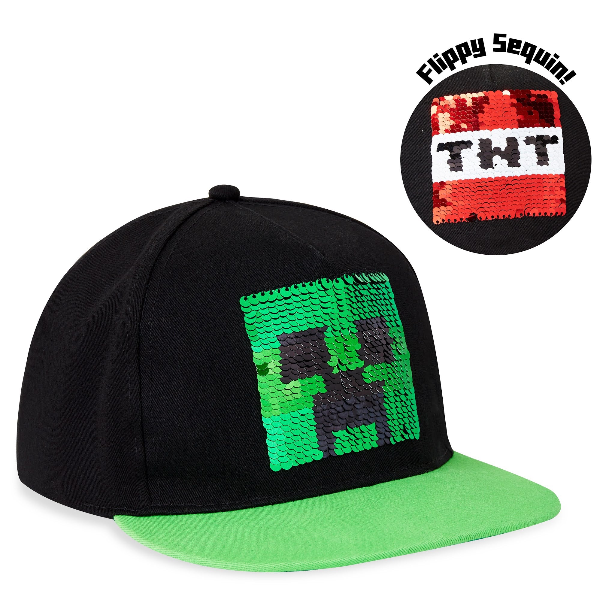 minecraft-casquette-gar-on-creeper-tnt-trucker-taille-unique image 2