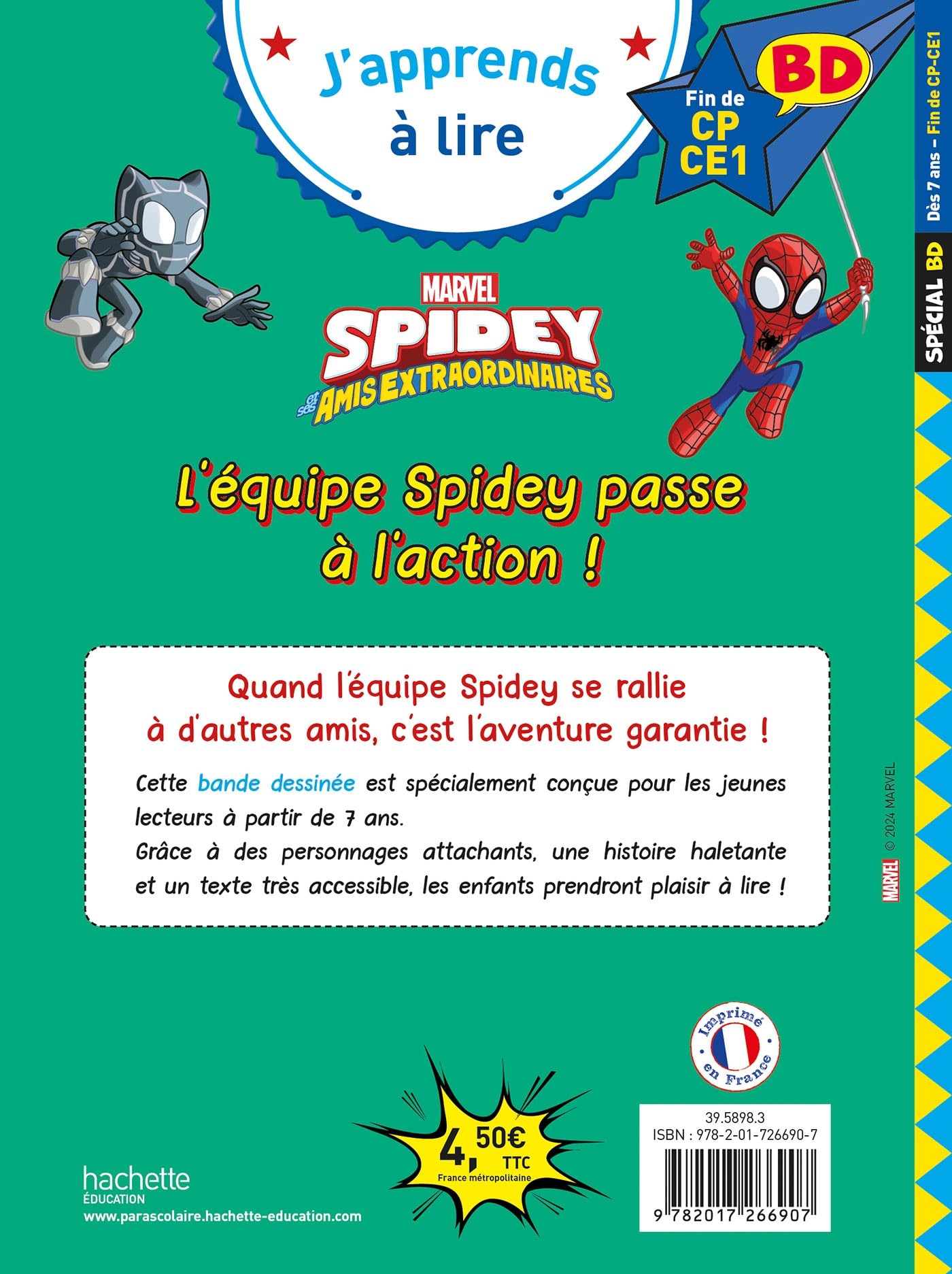 marvel-spidey-et-ses-amis-extraordinaires-bd-fin-cp-ce1 image 2