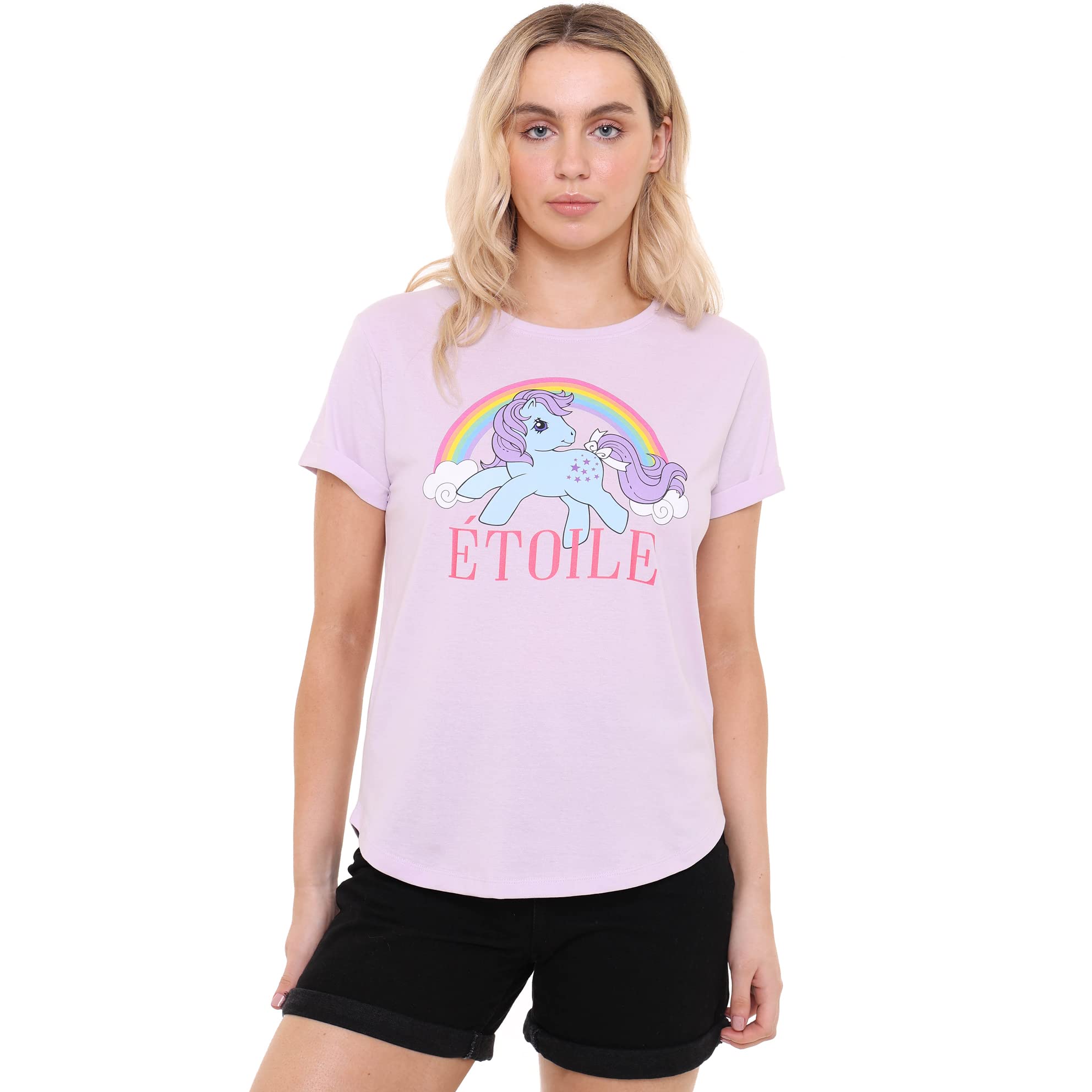 my-little-pony-etoile-t-shirt-femme-lavande-s-coton image 3