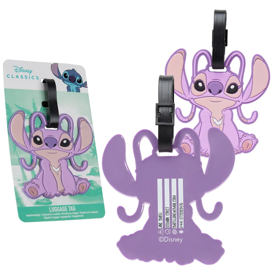 disney-tiquette-valise-angel-pvc-adresse image 1