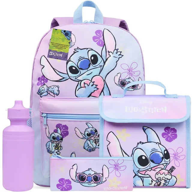 disney-stitch-sac-dos-4-pi-ces-gourde-500ml image 1