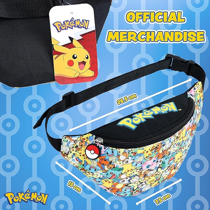 pok-mon-pikachu-sac-banane-enfant-r-glable-l-ger image 3