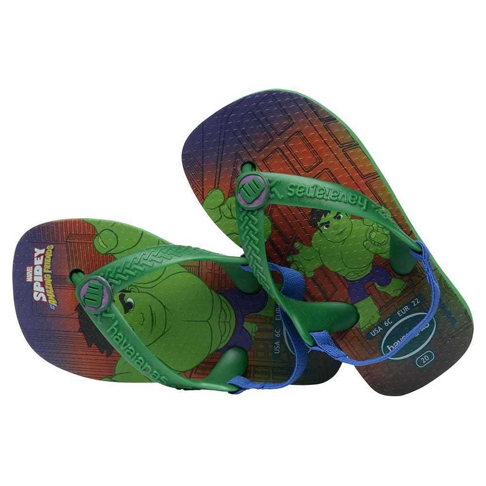 havaianas-baby-marvel-tongs-enfant-mixte-caoutchouc-bleu image 5