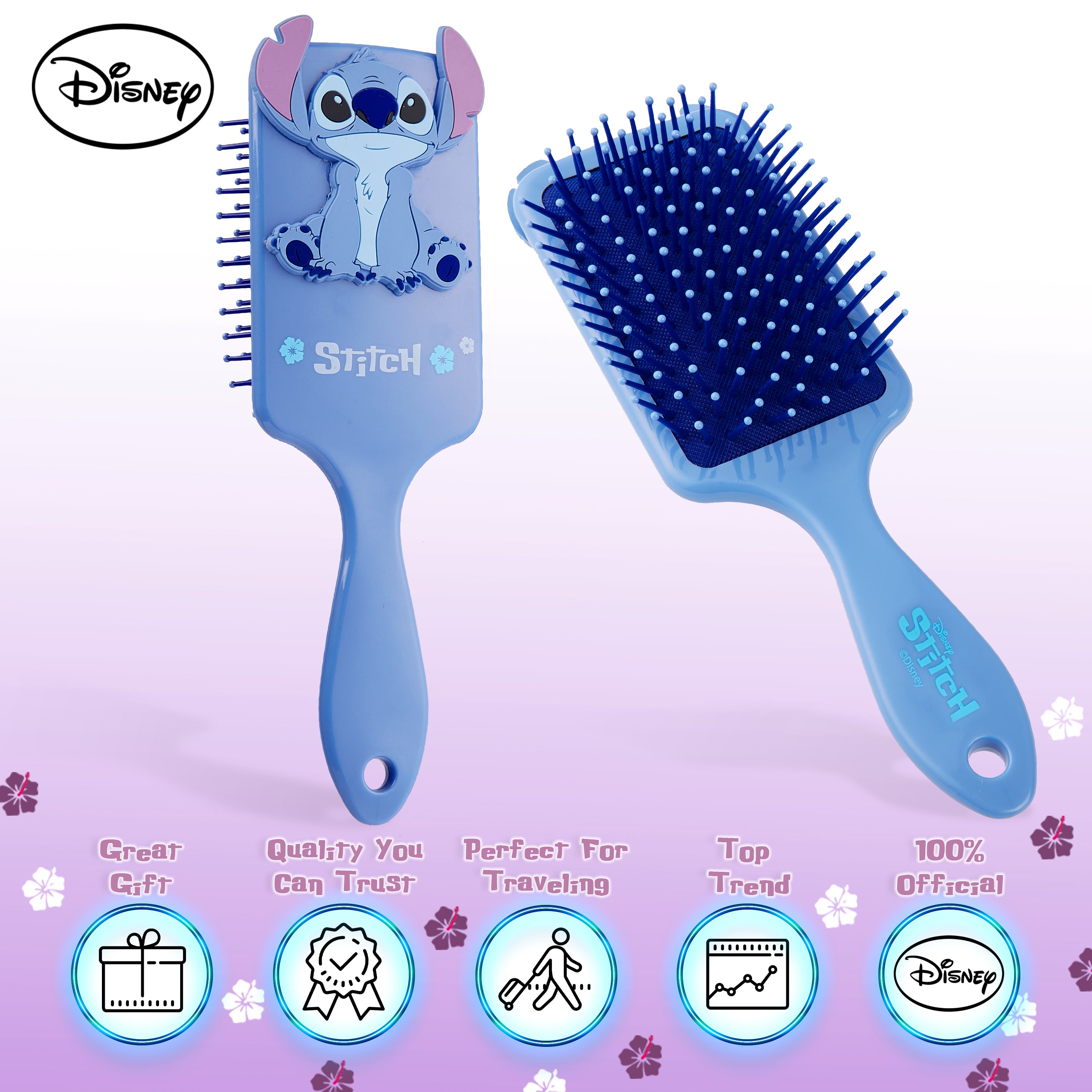 disney-stitch-brosse-d-m-lante-paddle-stitch-bleu-cheveux-tous-types image 2
