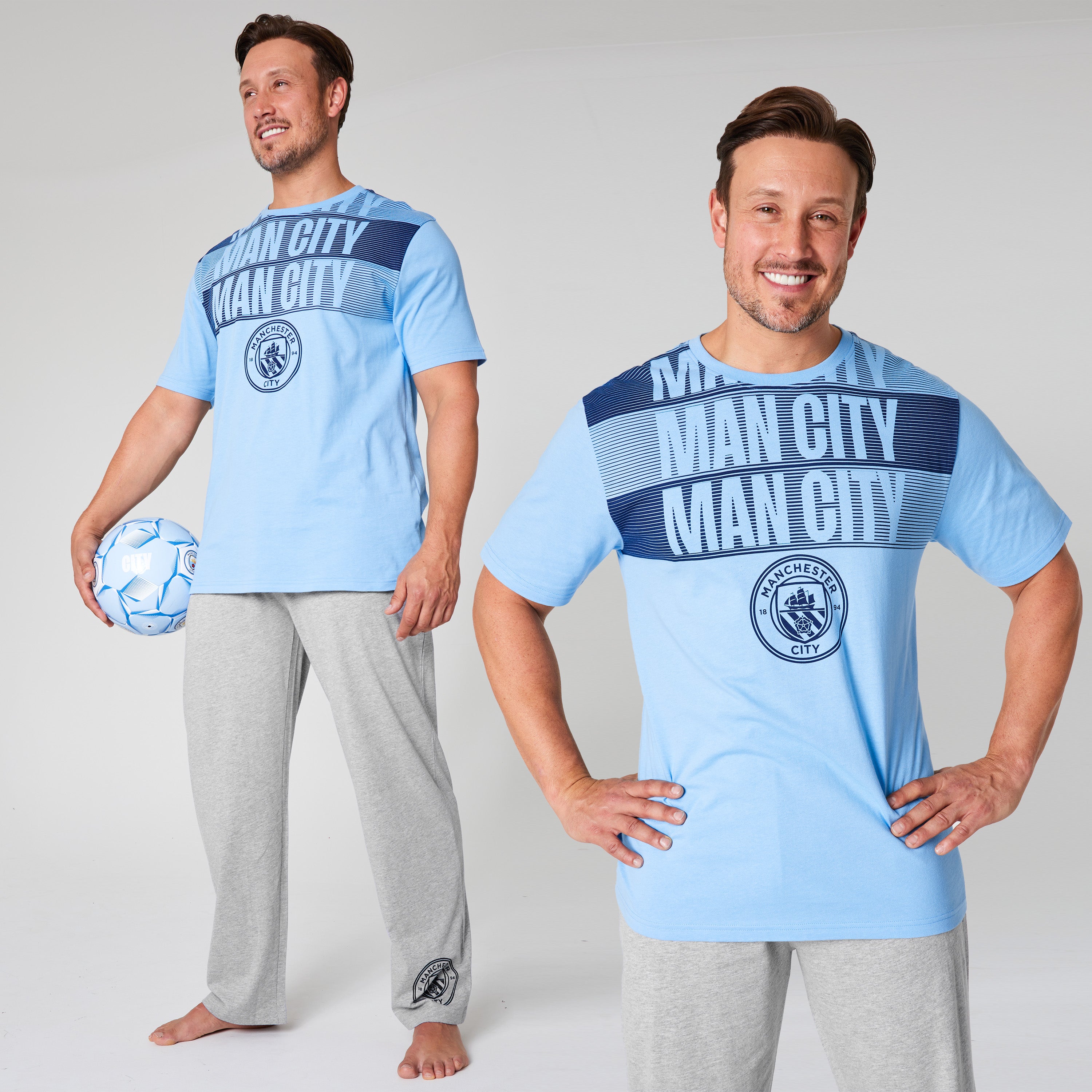 manchester-city-pyjama-homme-coton-2-pi-ces-bleu-taille-m image 3