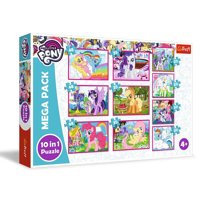 my-little-pony-puzzle-trefl-monde-magique-10-sets-20-48-pi-ces image 1