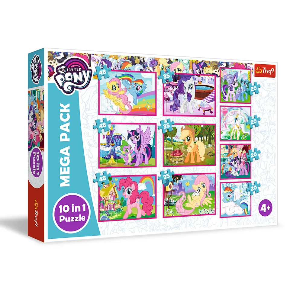my-little-pony-puzzle-trefl-monde-magique-10-sets-20-48-pi-ces image 1